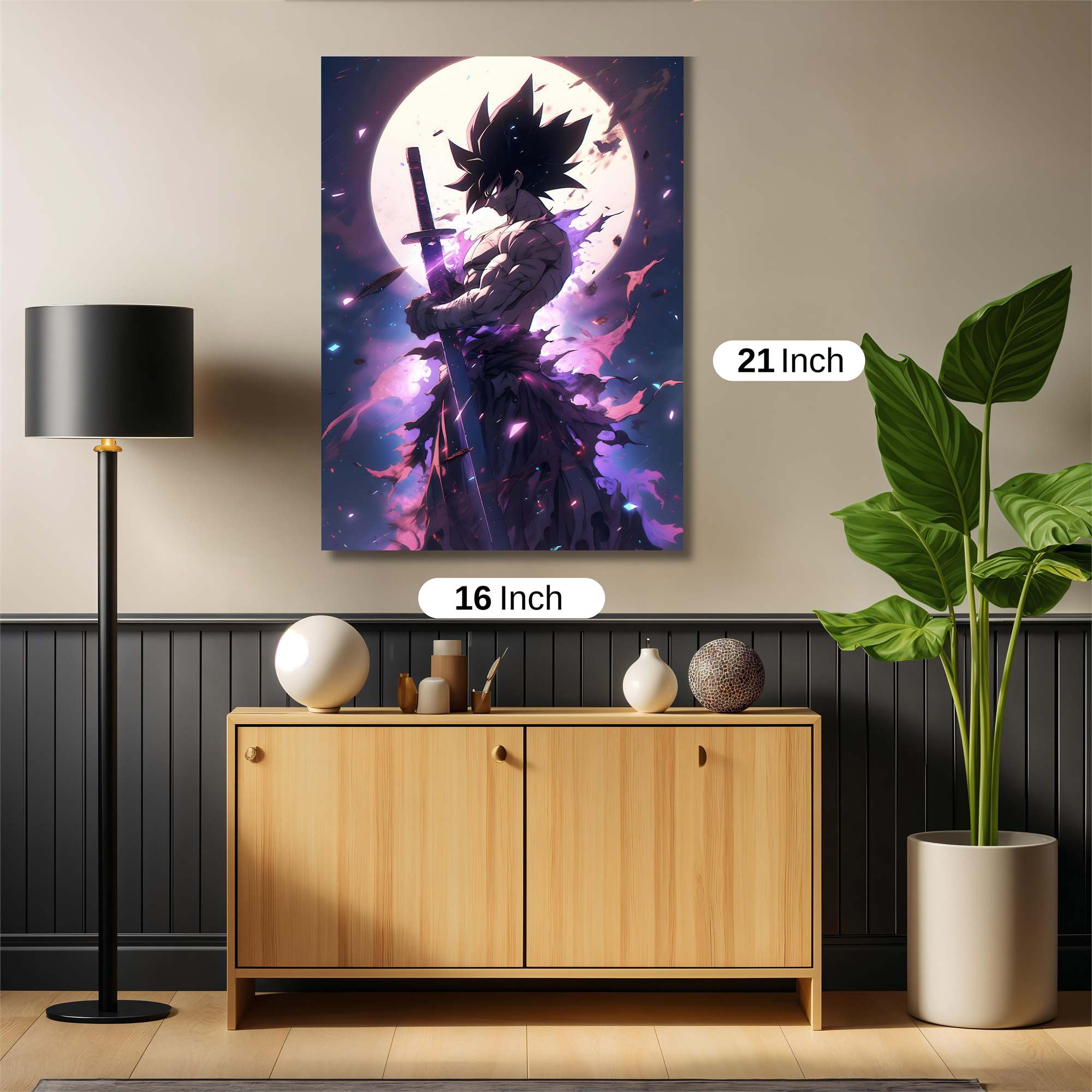 Goku Eclipsed Safe Wall Magnetic / M