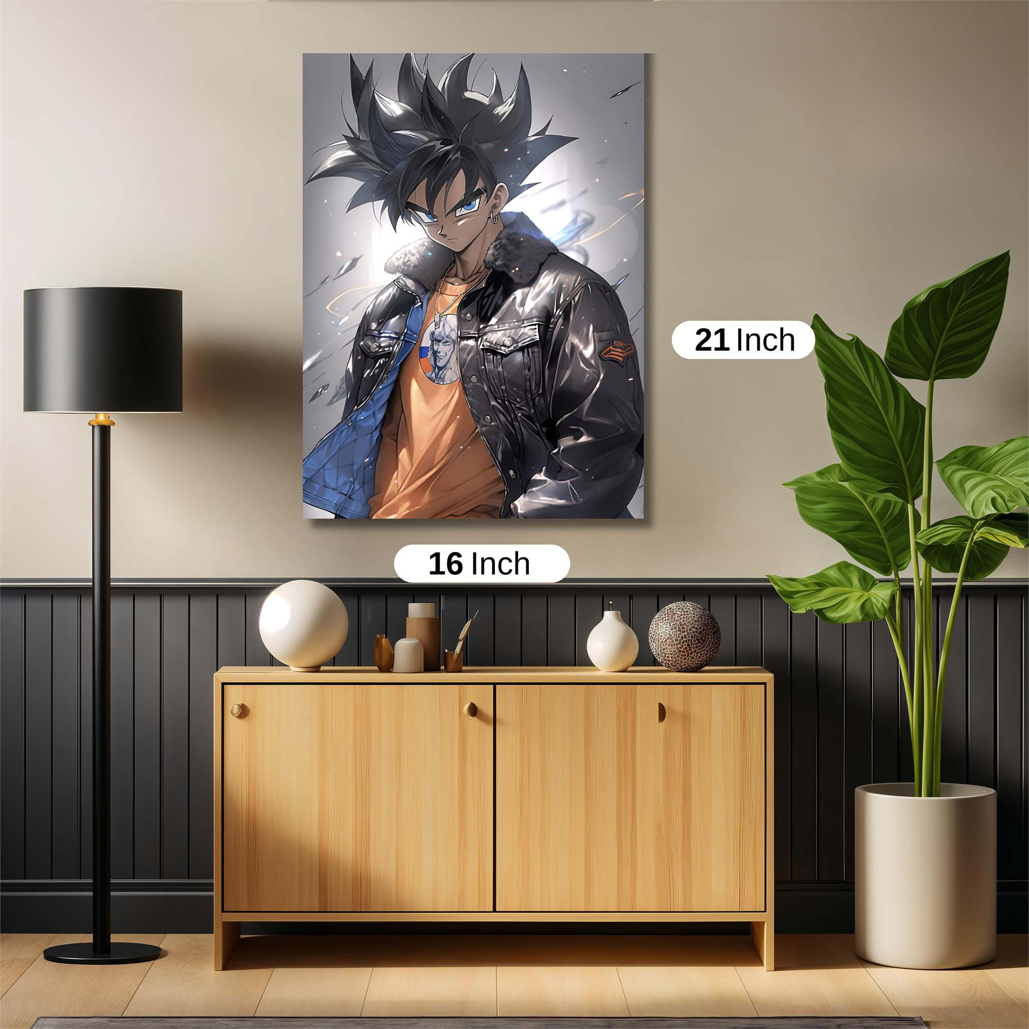 Goku Rebellious Safe Wall Magnetic / M