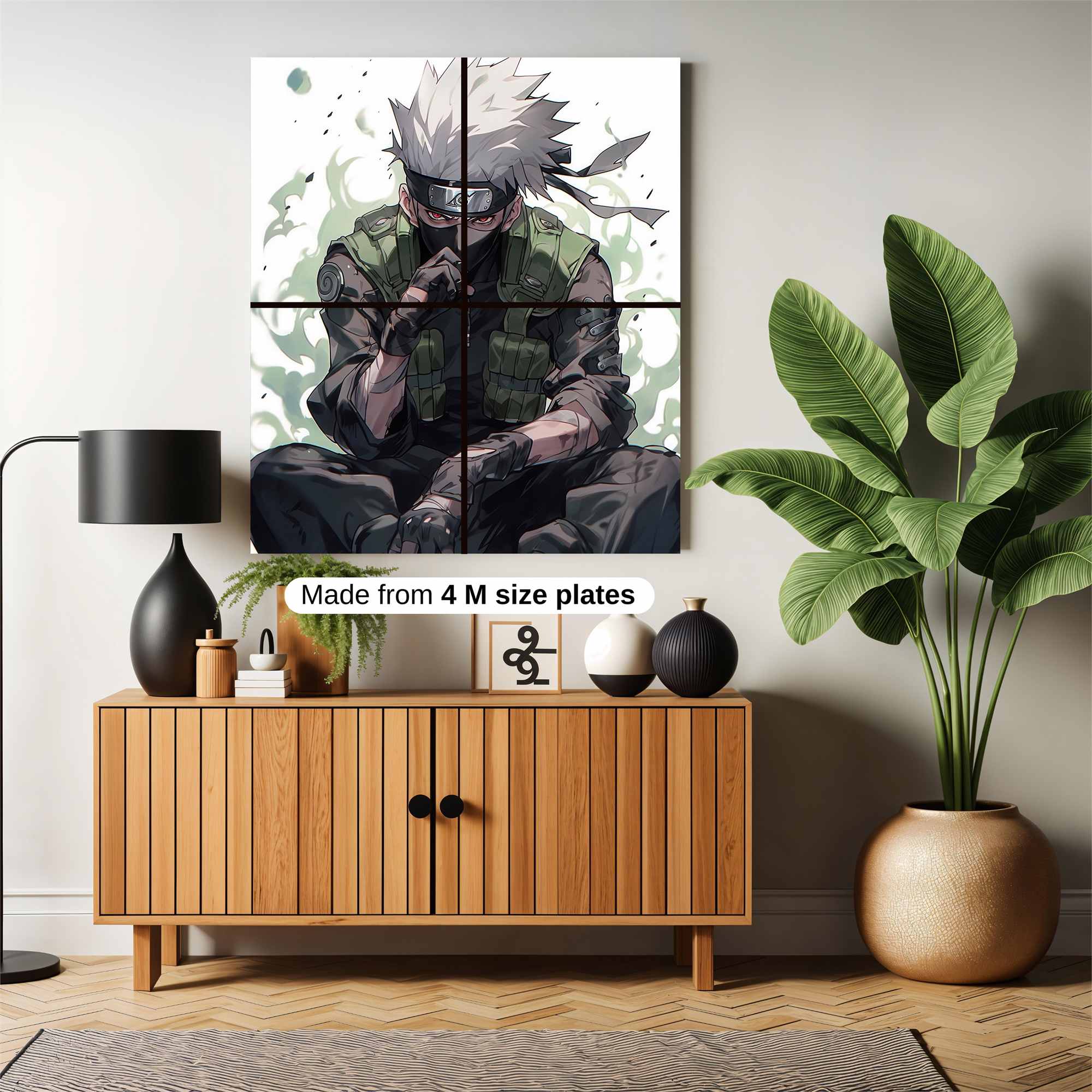 Kakashi Brooding Safe Wall Magnetic / M