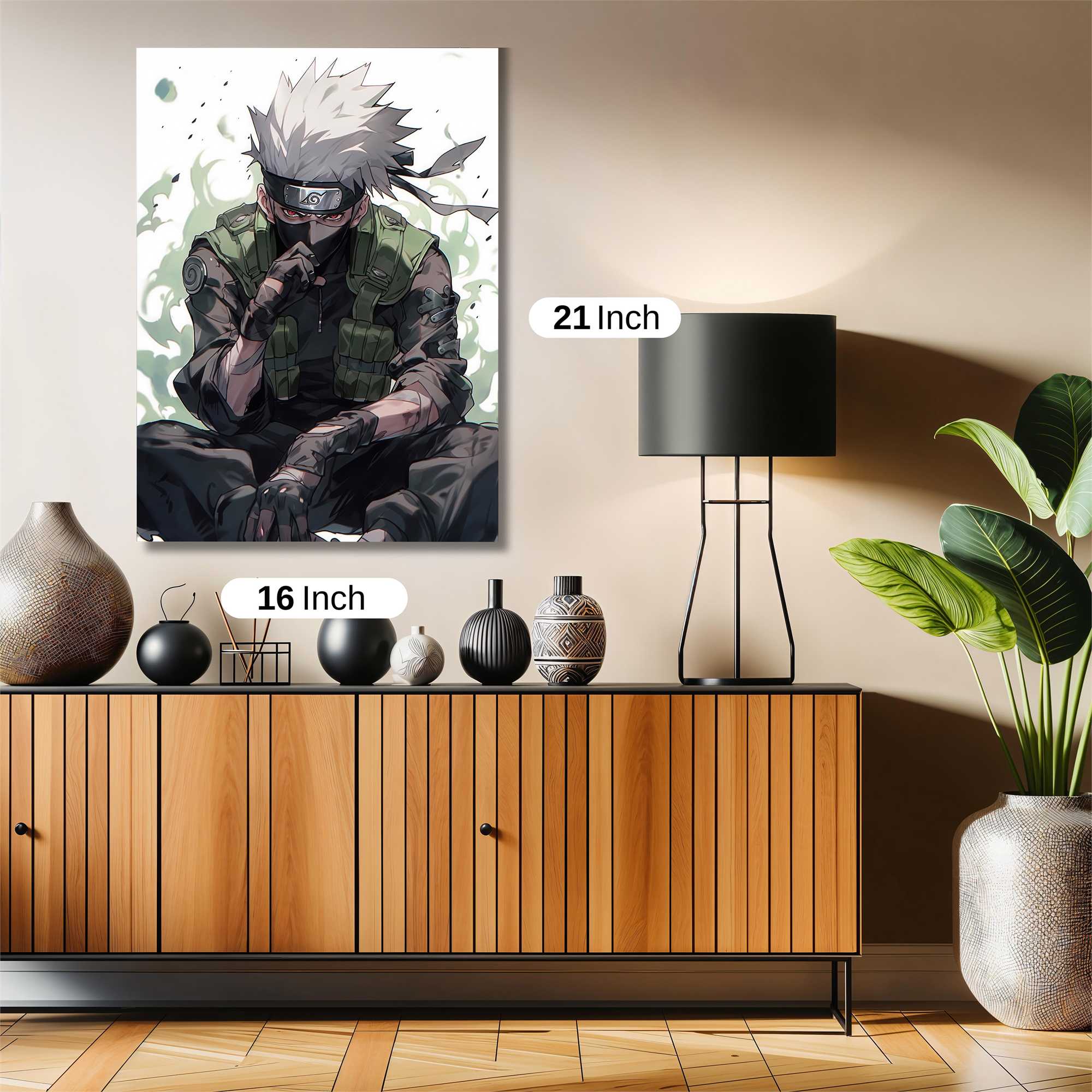 Kakashi Brooding Safe Wall Magnetic / M