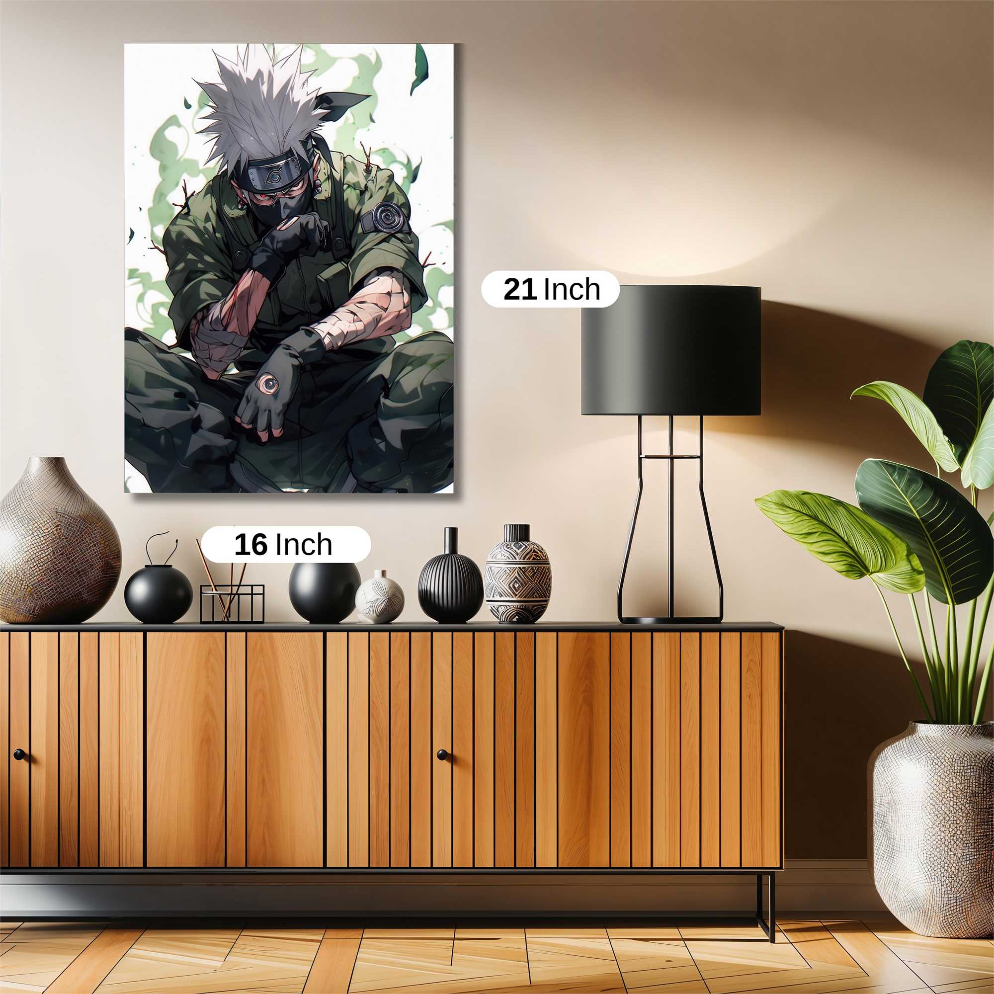 Kakashi Pensive Safe Wall Magnetic / M