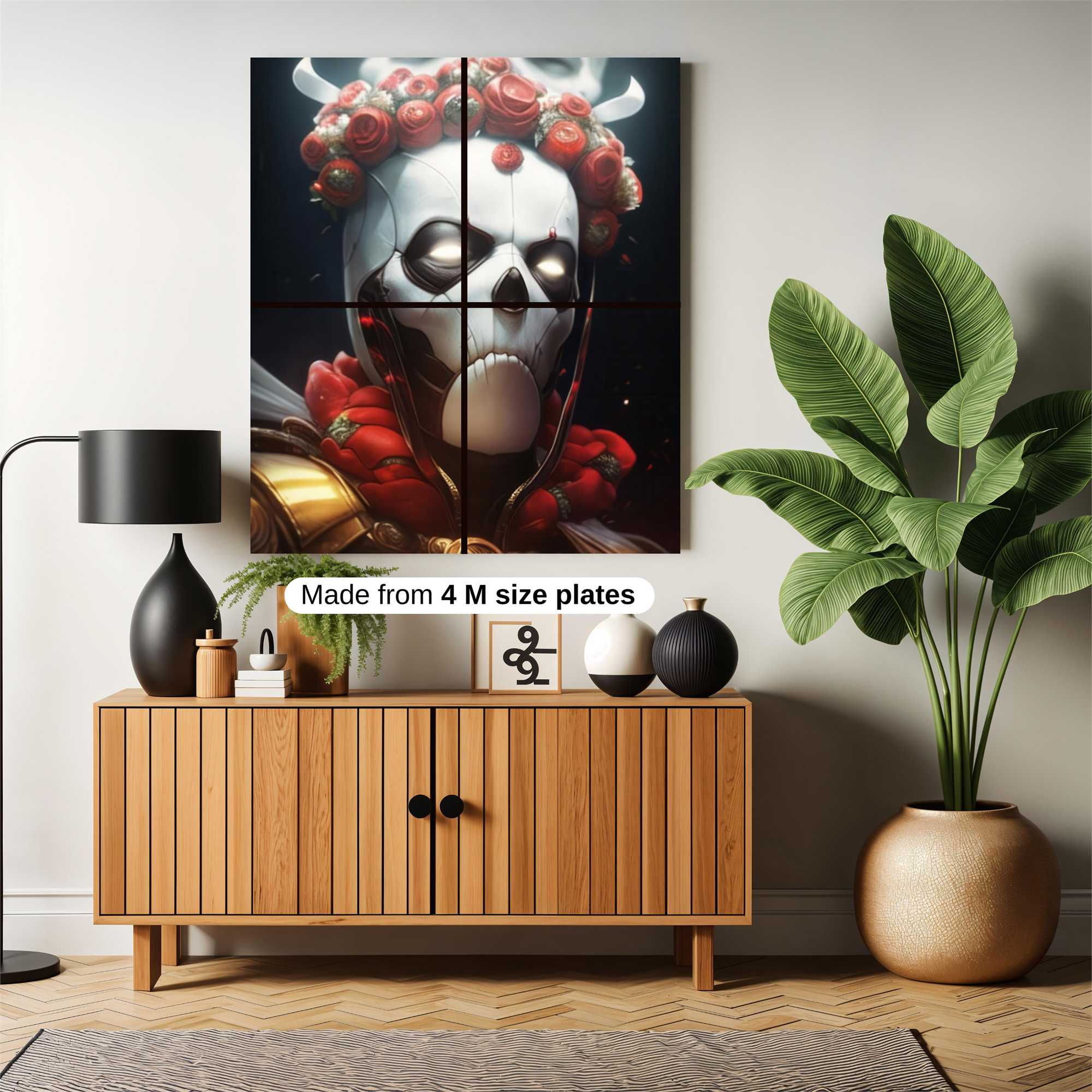 Skull Serenity Safe Wall Magnetic / M