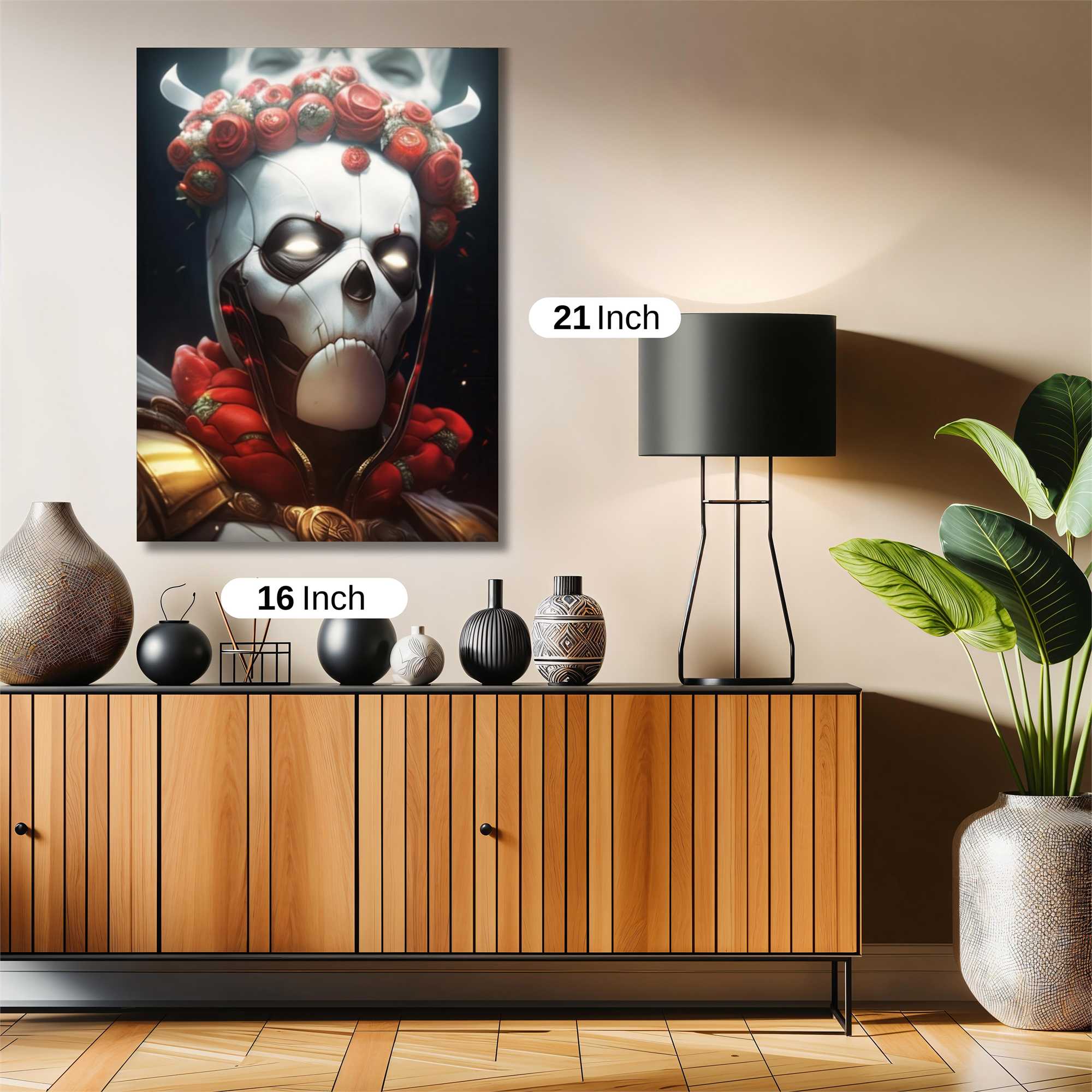 Skull Serenity Safe Wall Magnetic / M