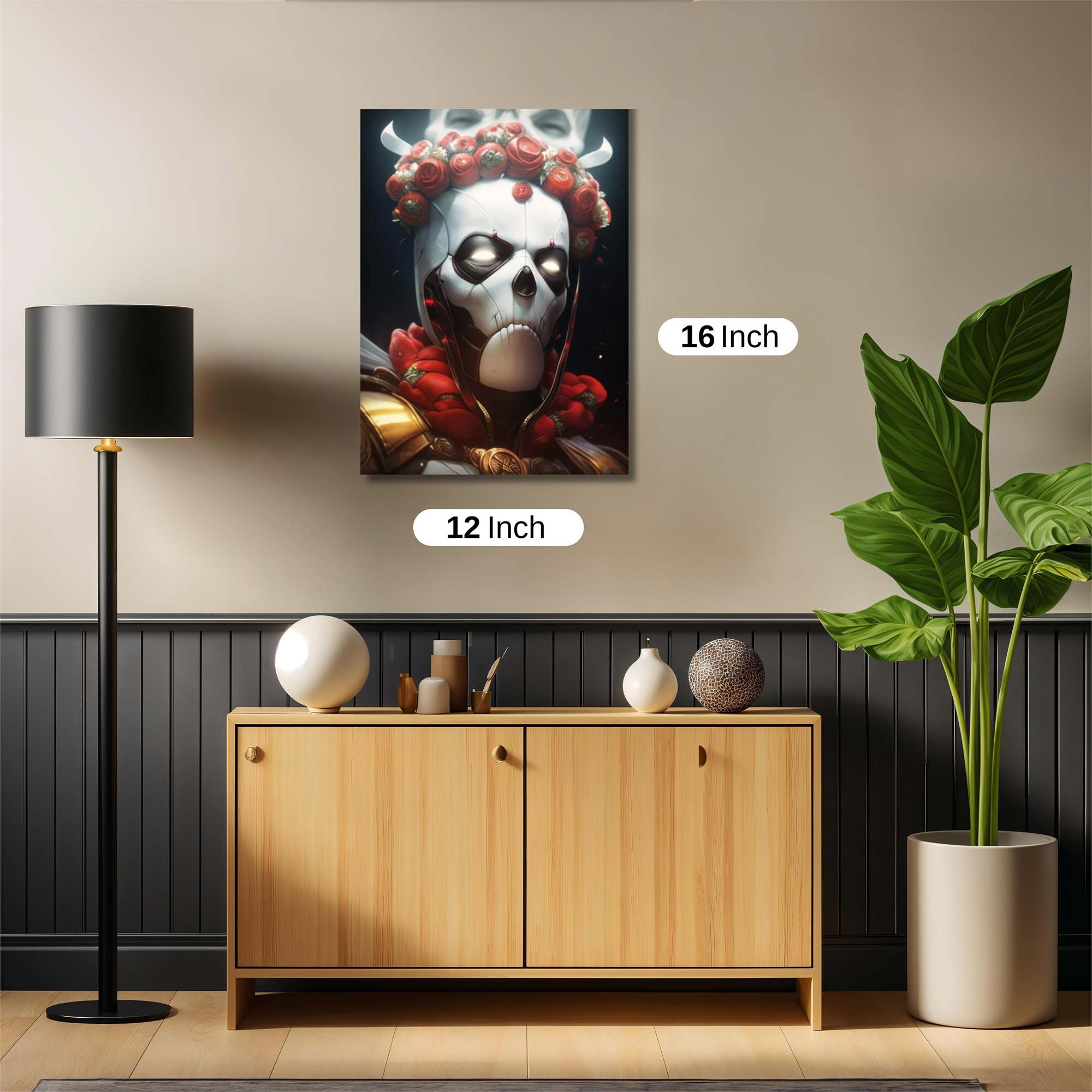 Skull Serenity Safe Wall Magnetic / M