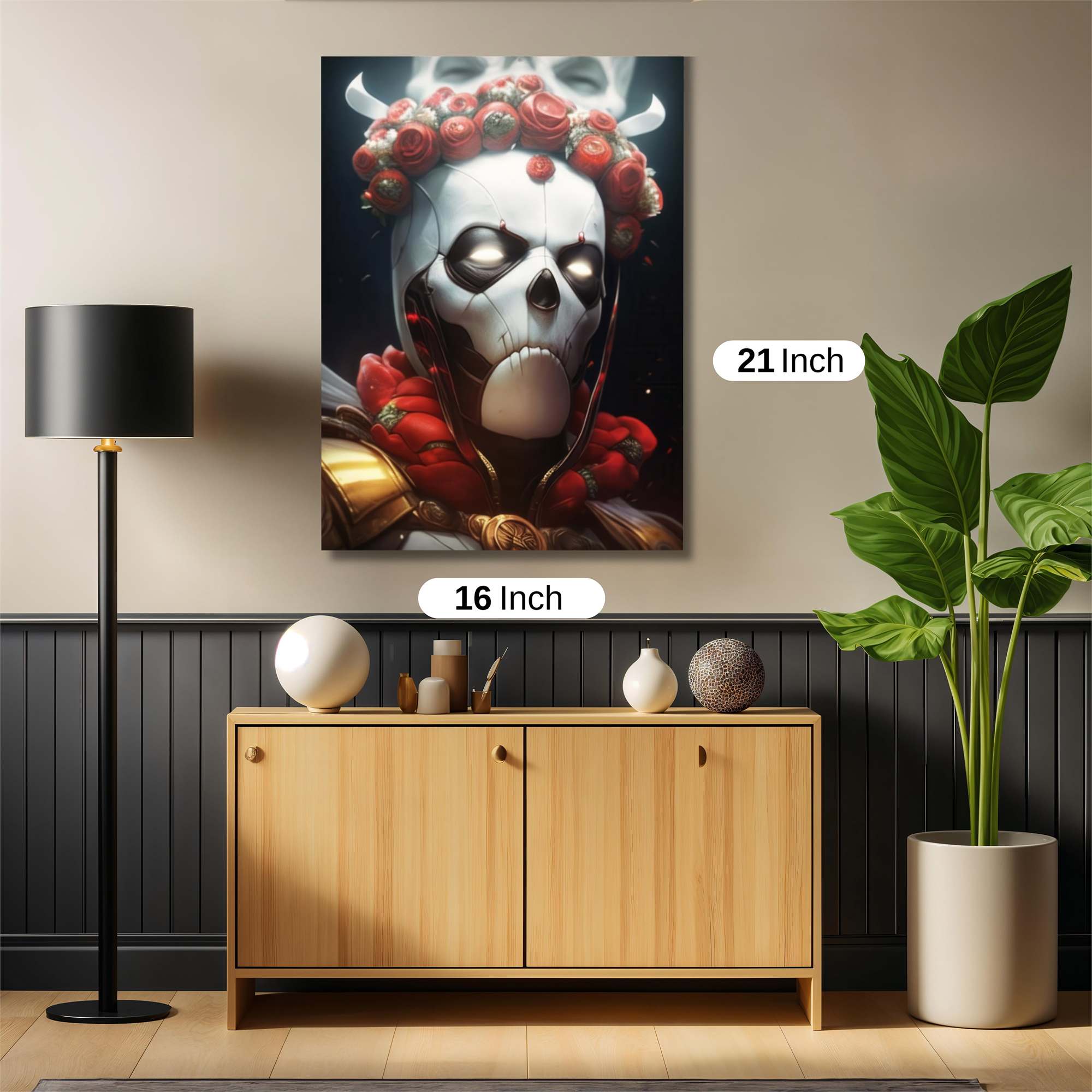 Skull Serenity Safe Wall Magnetic / M