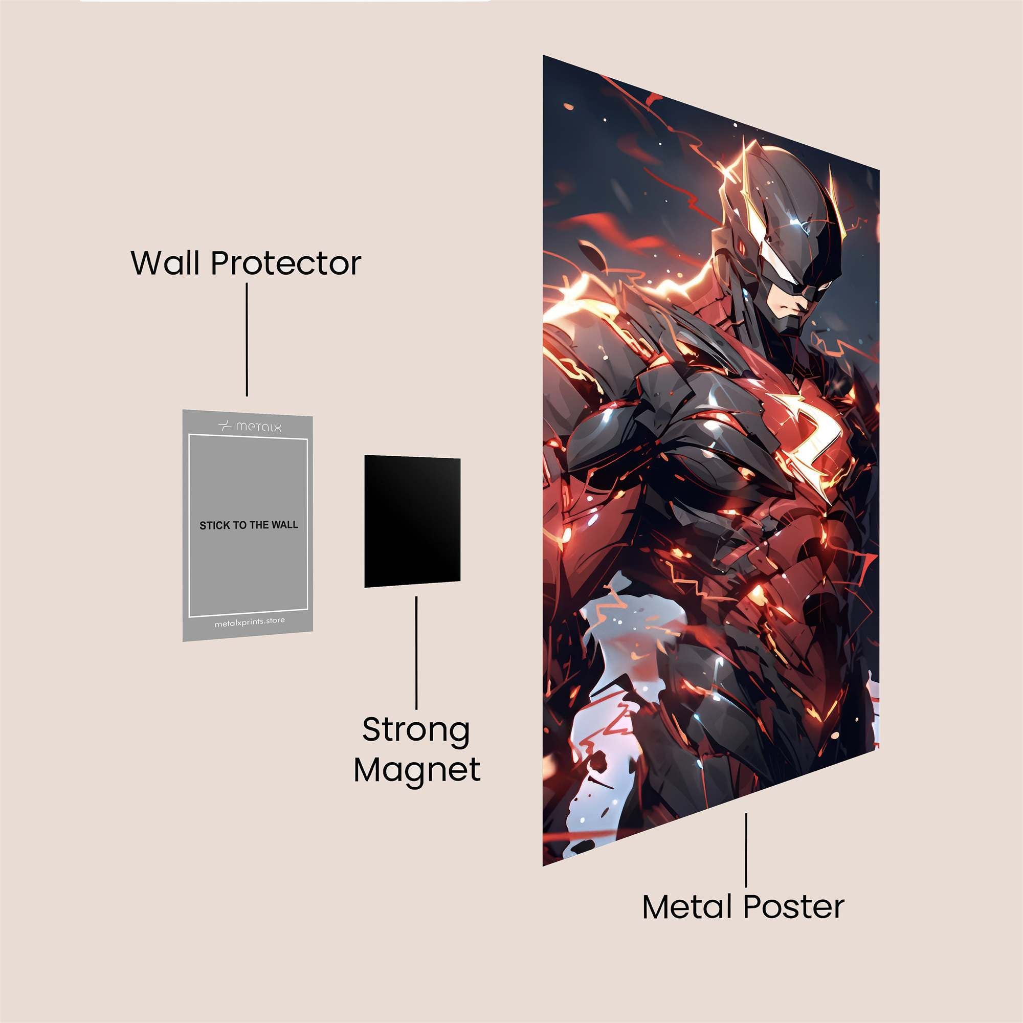 Flash Fury Safe Wall Magnetic / M