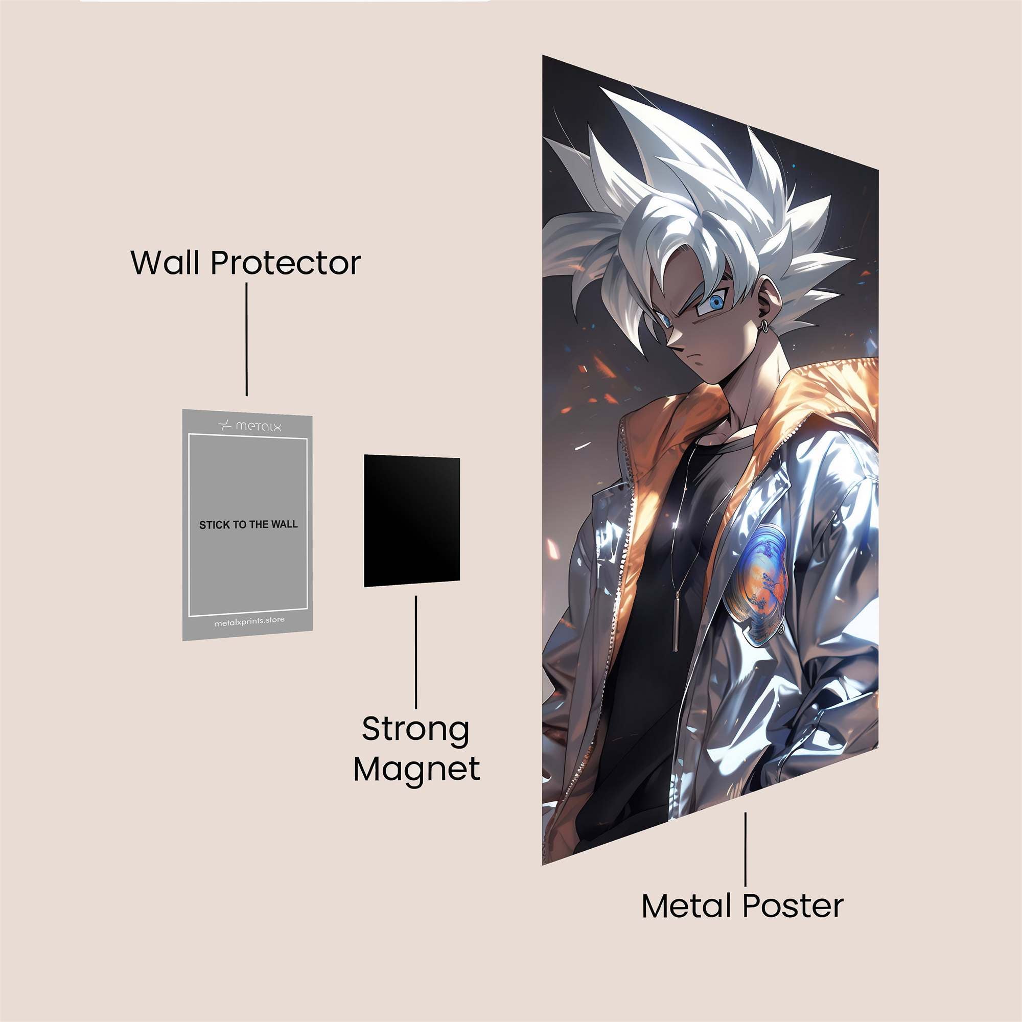 Goku Radiant Safe Wall Magnetic / M