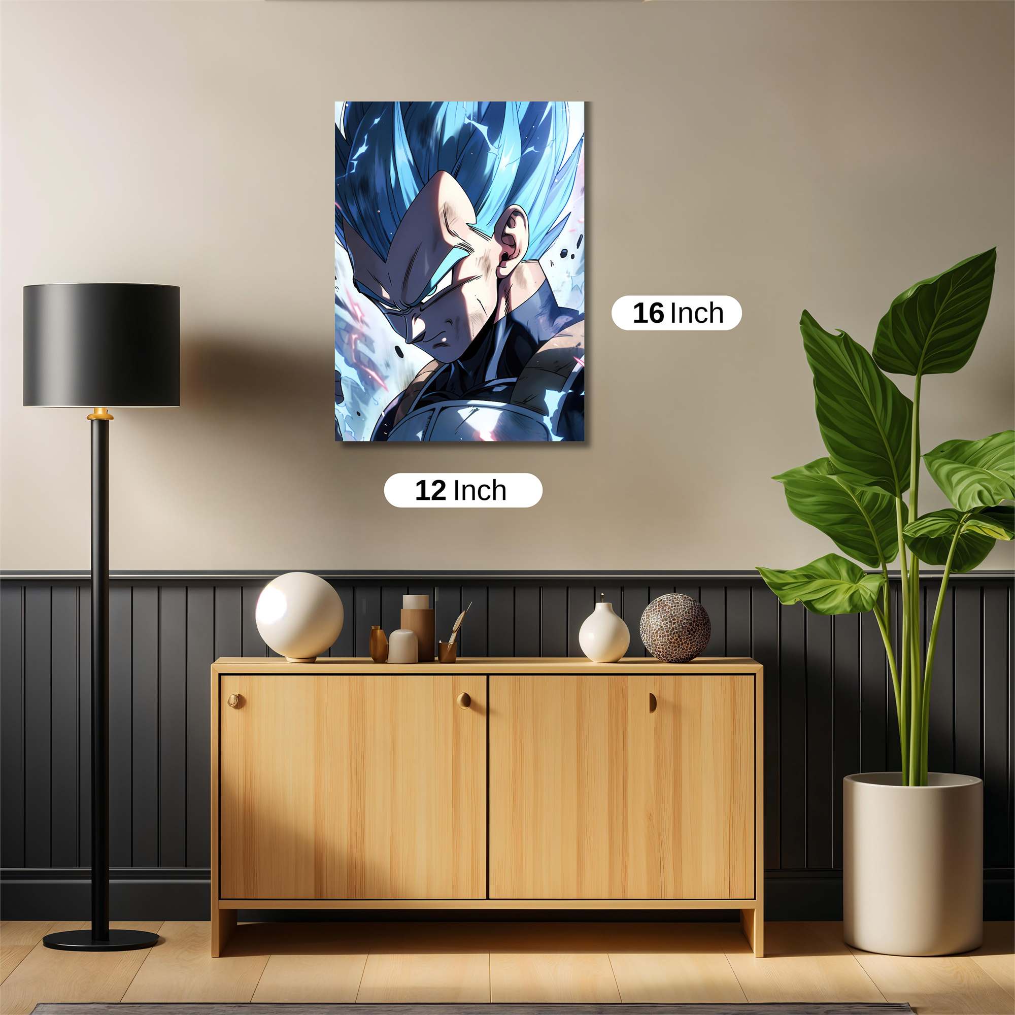 Vegeta Valiant Safe Wall Magnetic / M