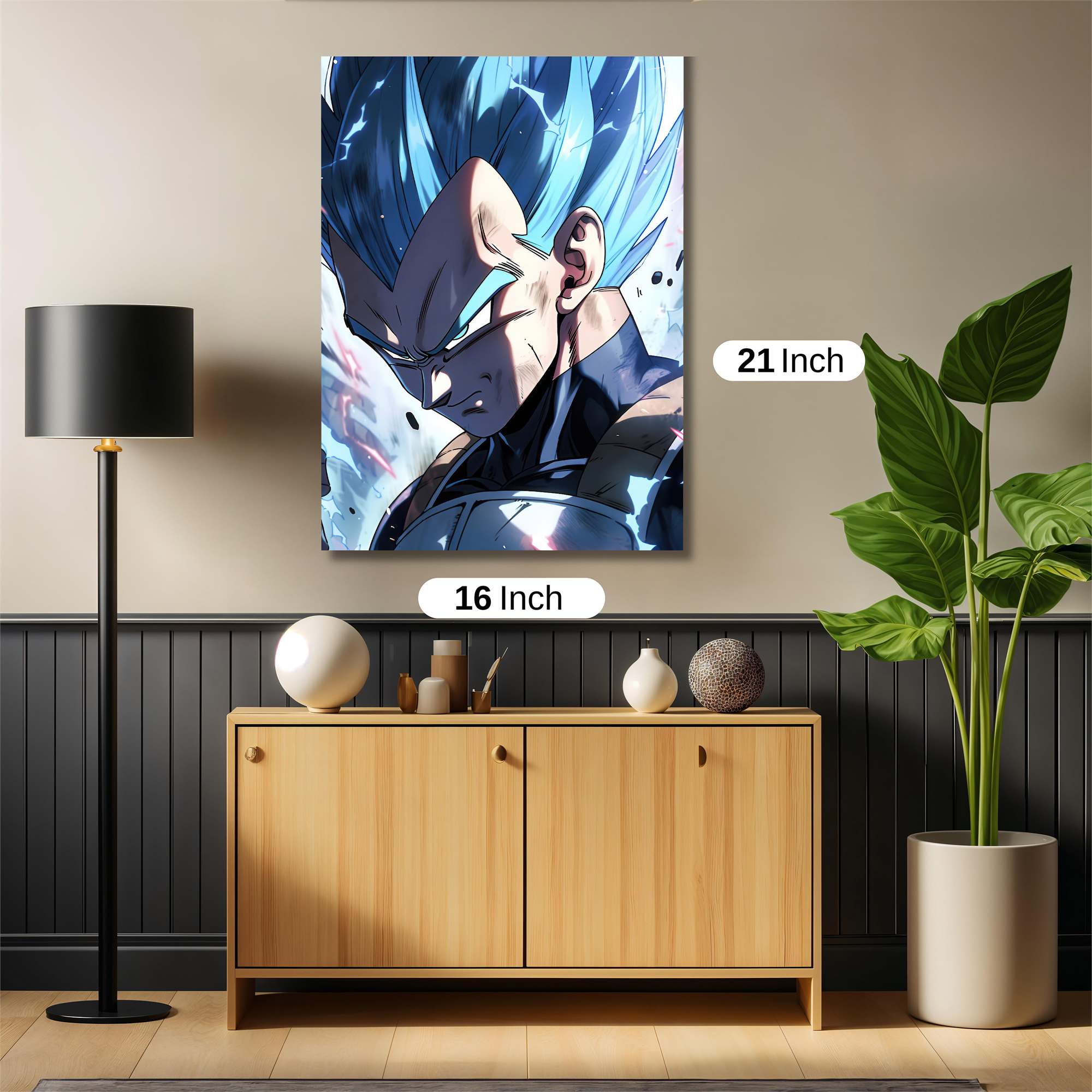 Vegeta Valiant Safe Wall Magnetic / M