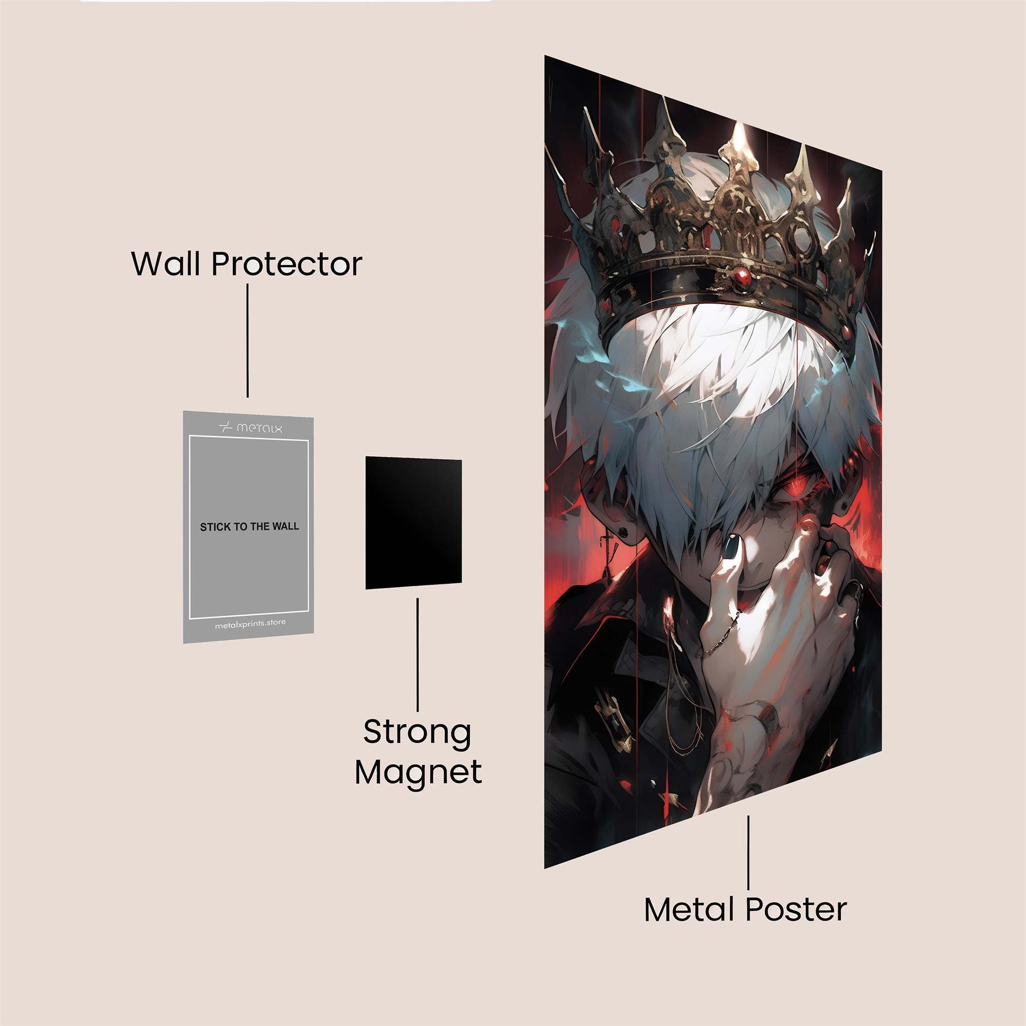 King Despair Safe Wall Magnetic / M