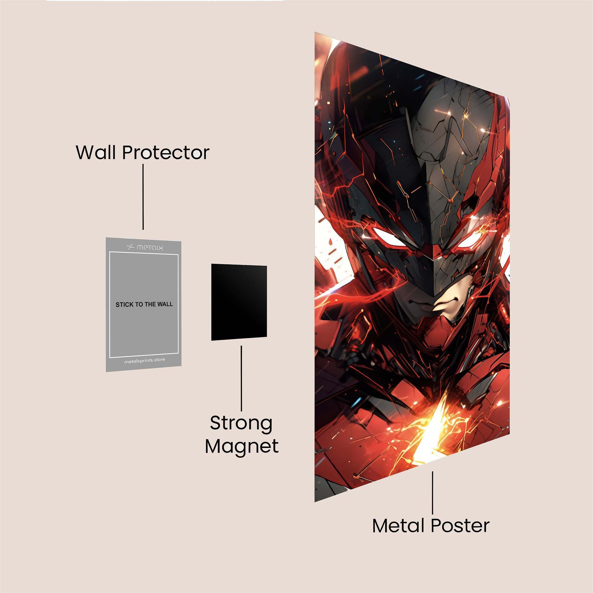 Flash Fury Safe Wall Magnetic / M