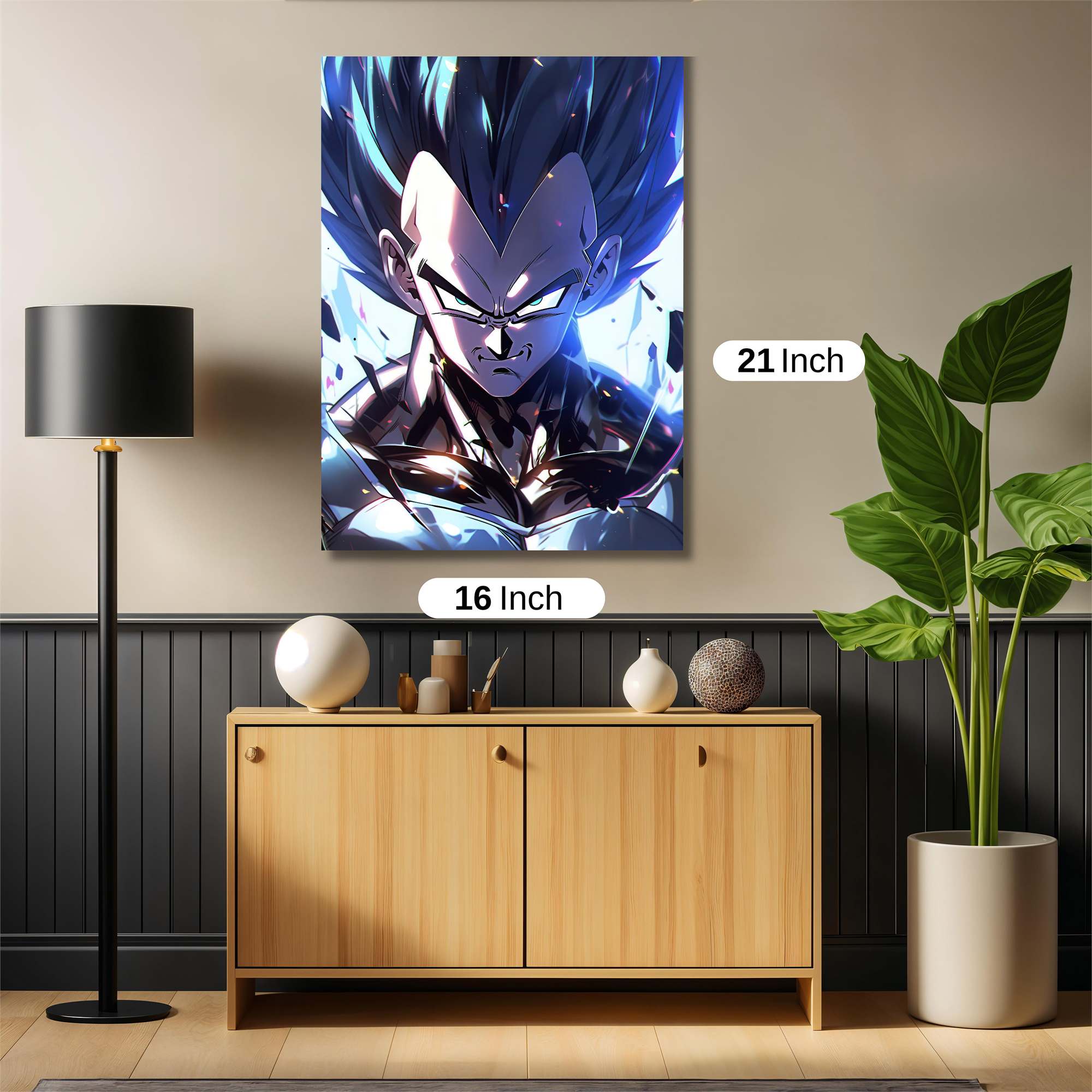 Vegeta Vengeful Safe Wall Magnetic / M