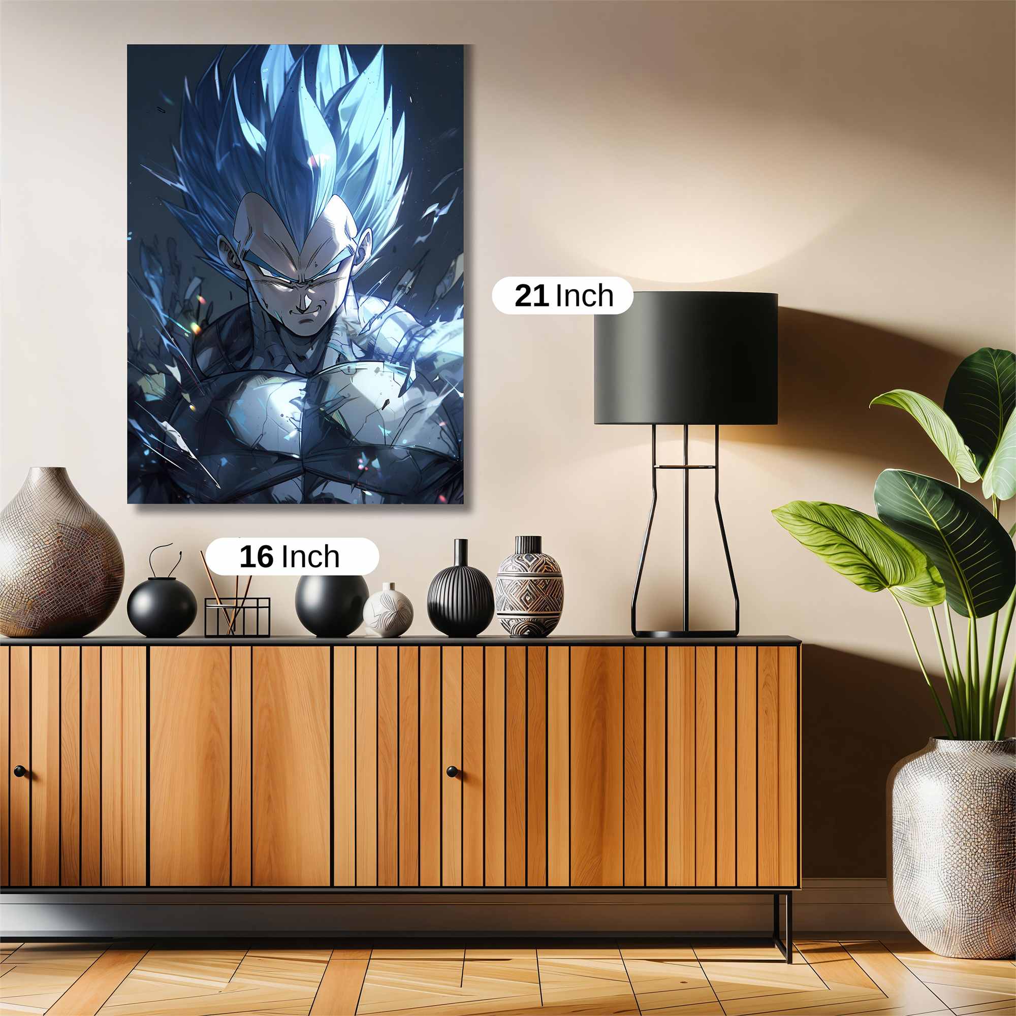 Vegeta Radiant Safe Wall Magnetic / M