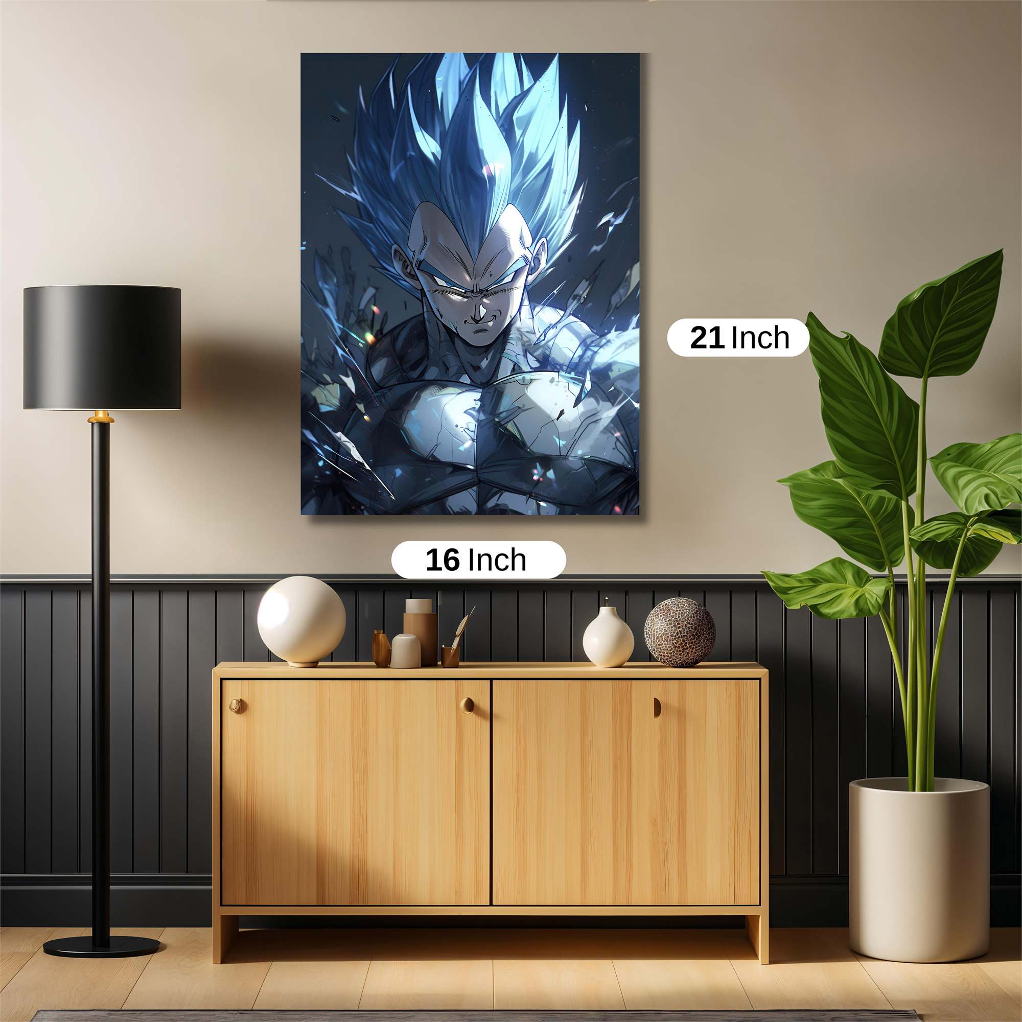 Vegeta Radiant Safe Wall Magnetic / M
