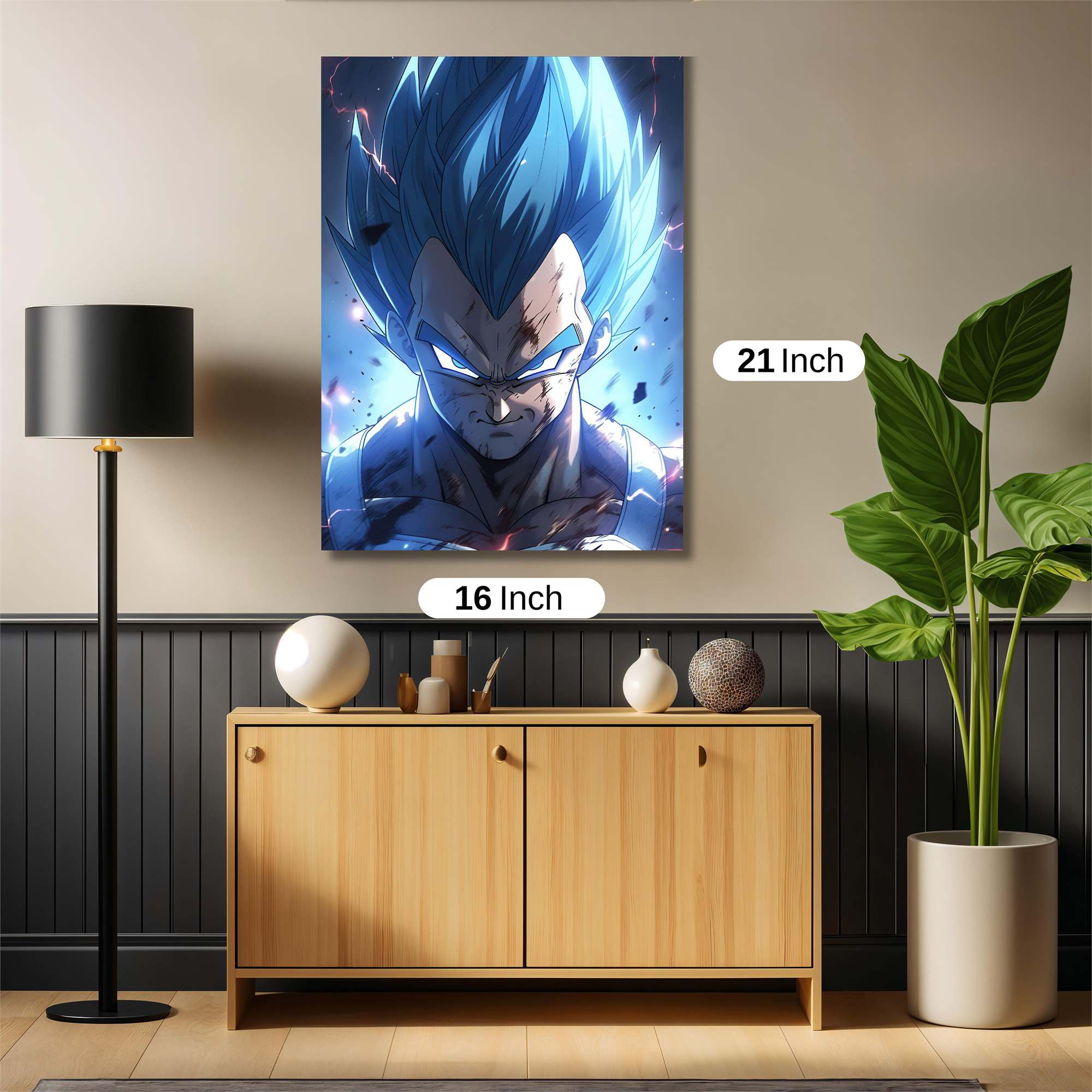 Vegeta Valiant Safe Wall Magnetic / M