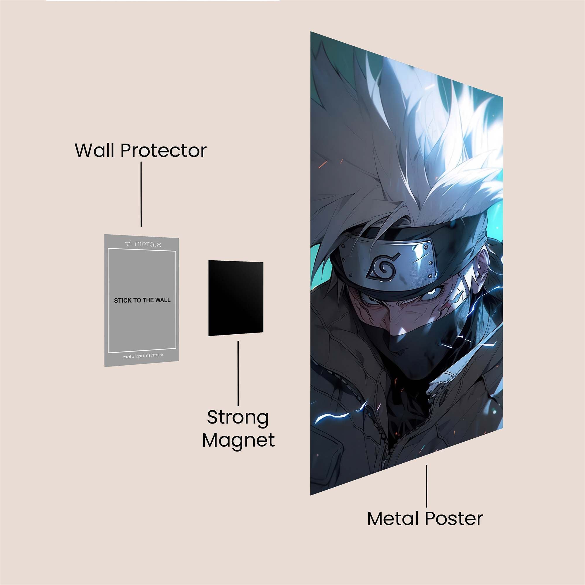 Kakashi Enigmatic Safe Wall Magnetic / M