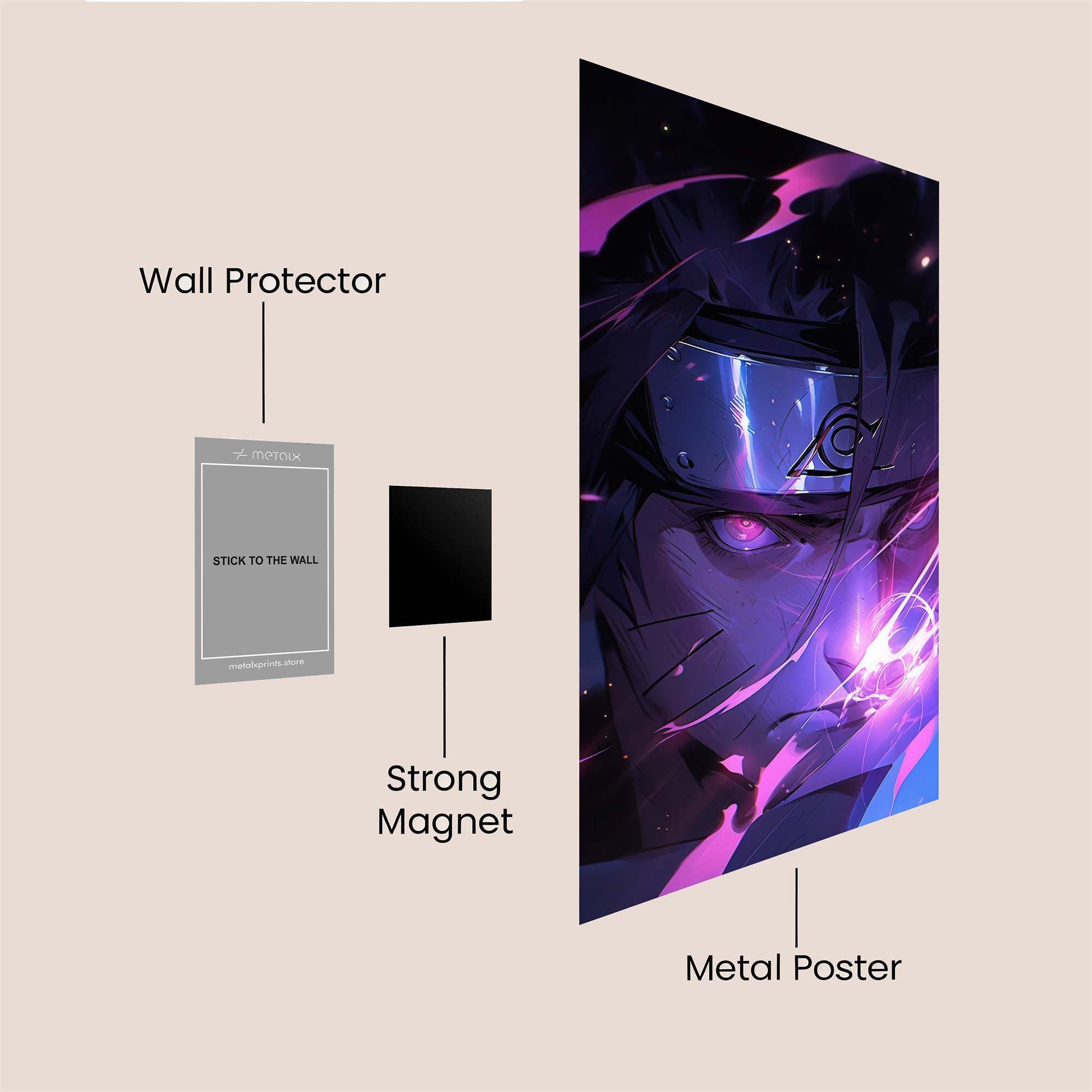 Naruto Unleashed Safe Wall Magnetic / M