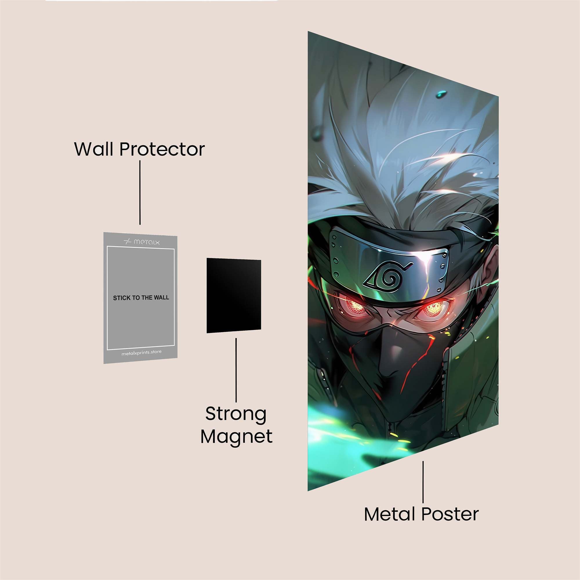Kakashi Chaotic Safe Wall Magnetic / M