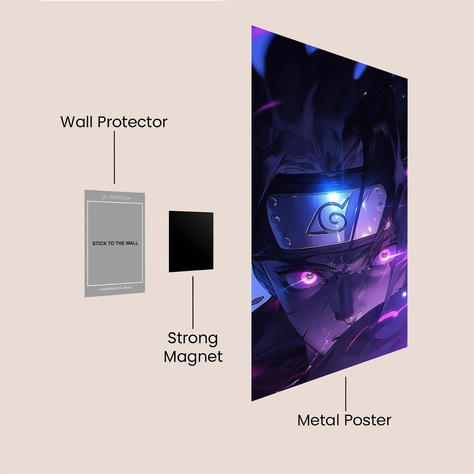 Naruto Radiant Safe Wall Magnetic / M