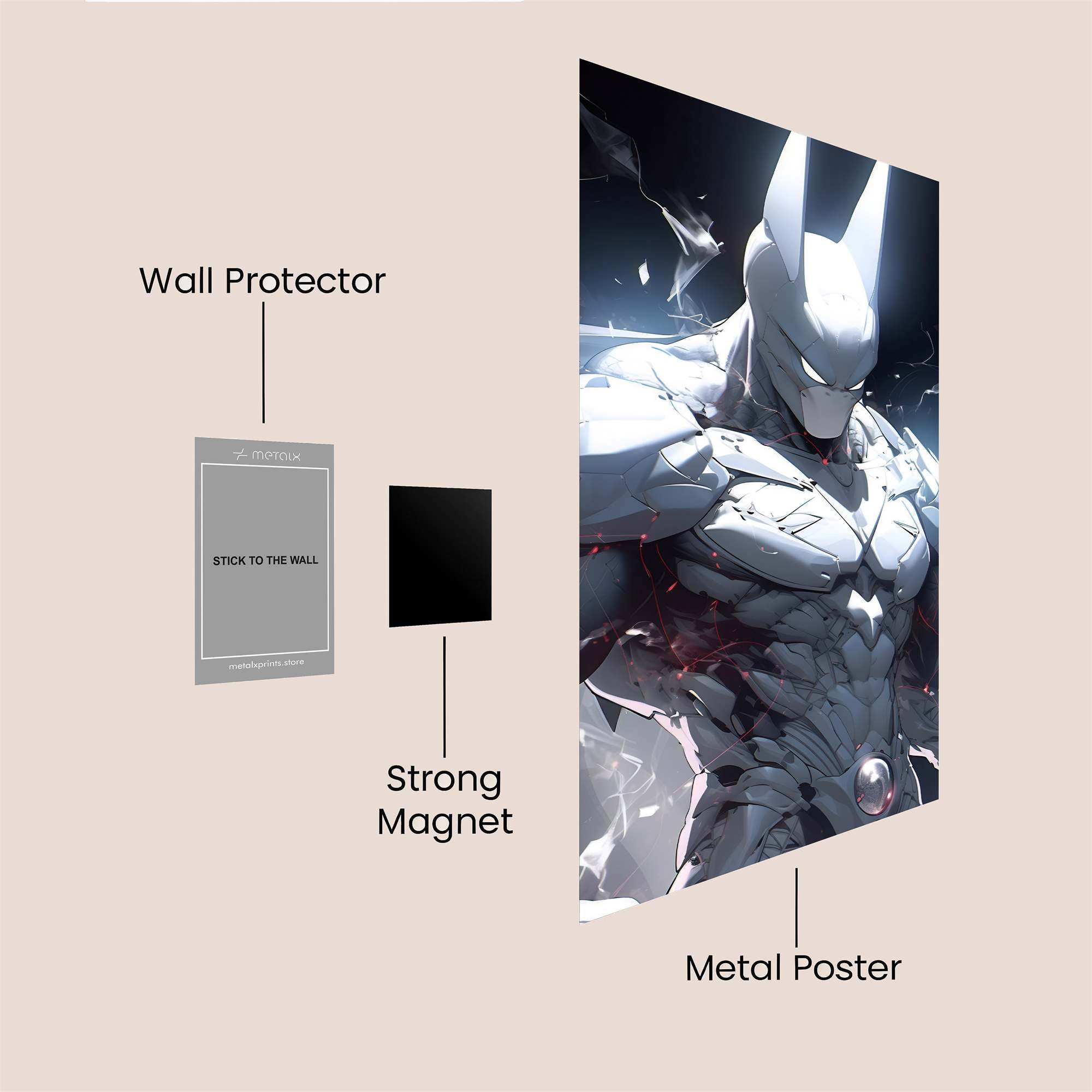 Batman Radiant Safe Wall Magnetic / M
