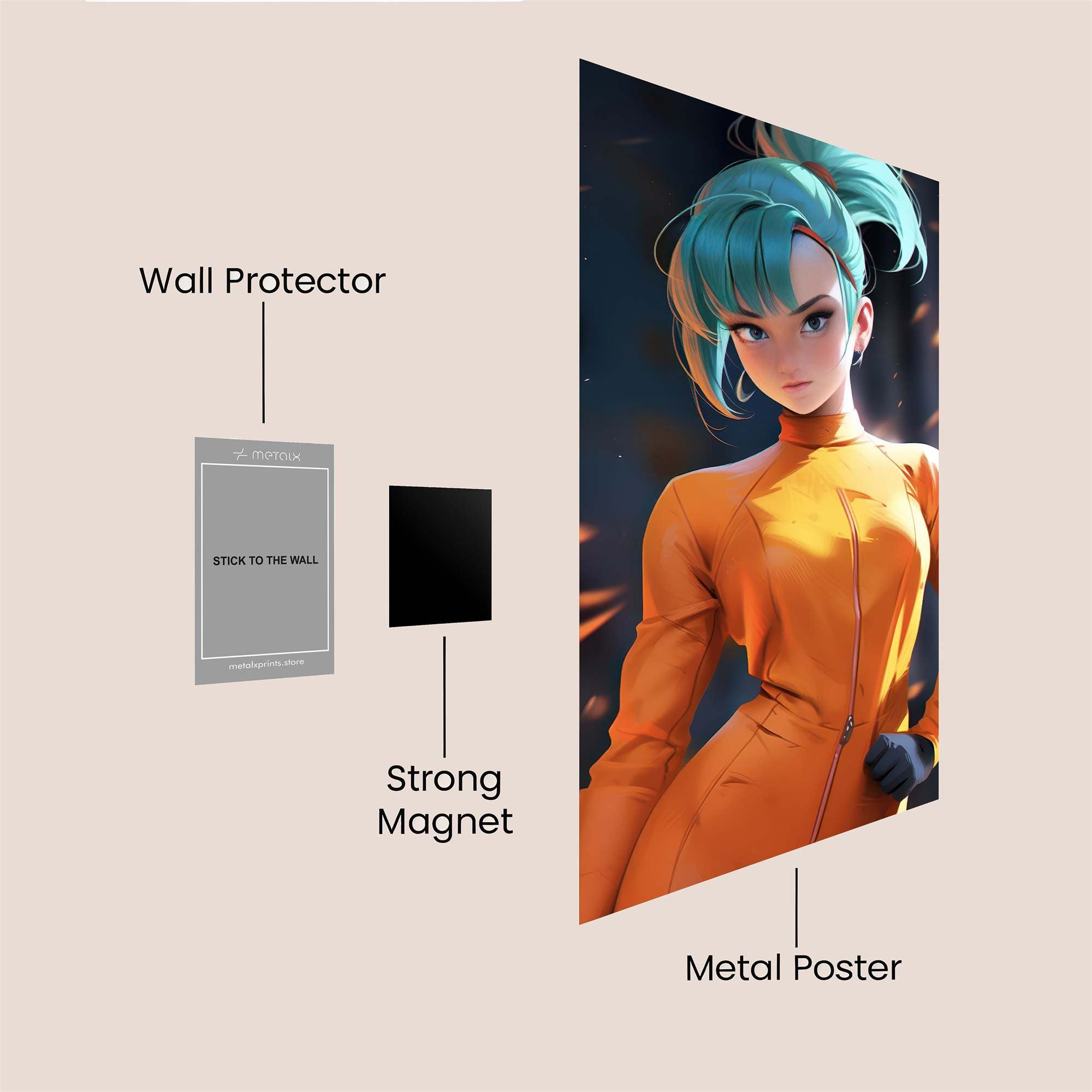 Bulma Blaze Safe Wall Magnetic / M