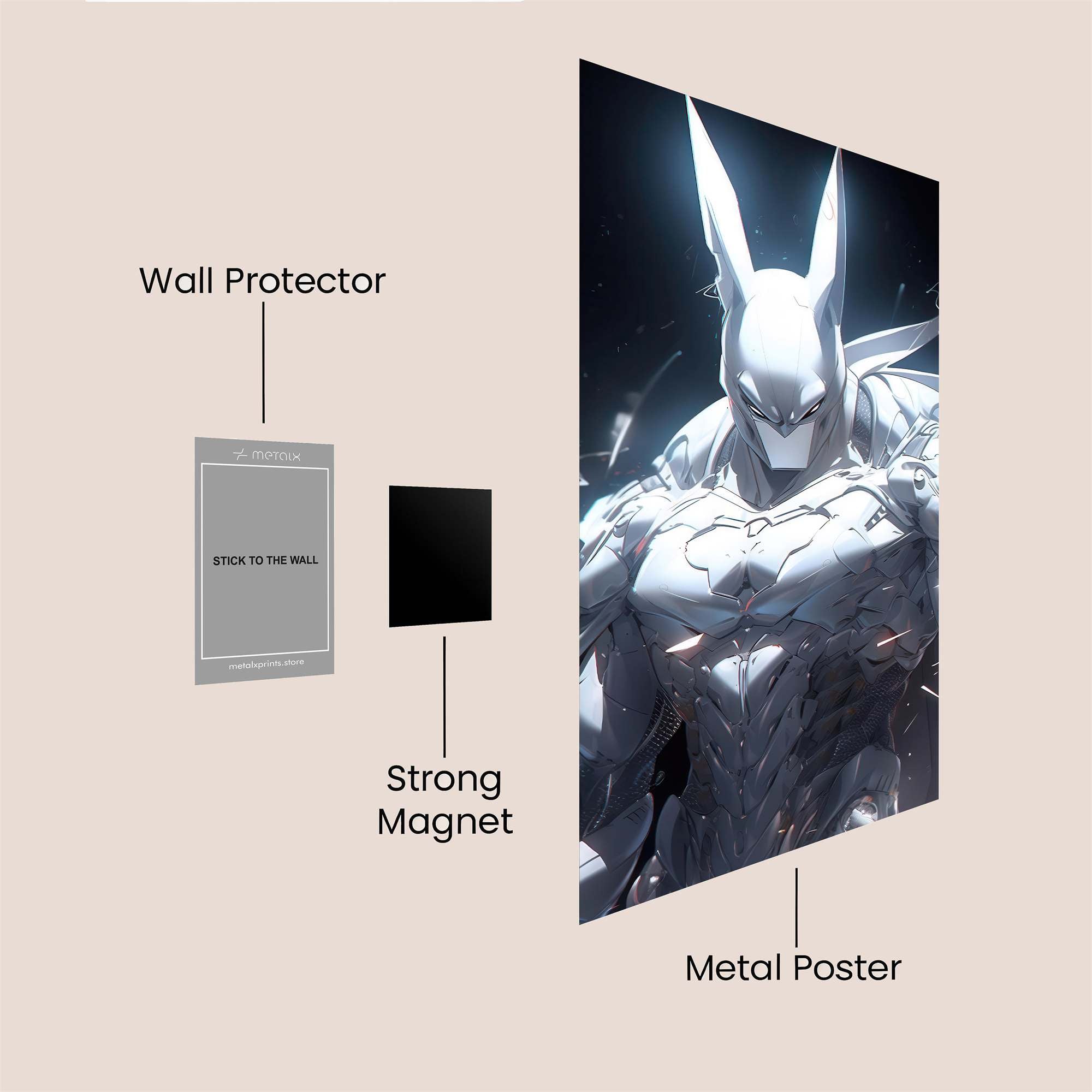 Batman Radiant Safe Wall Magnetic / M