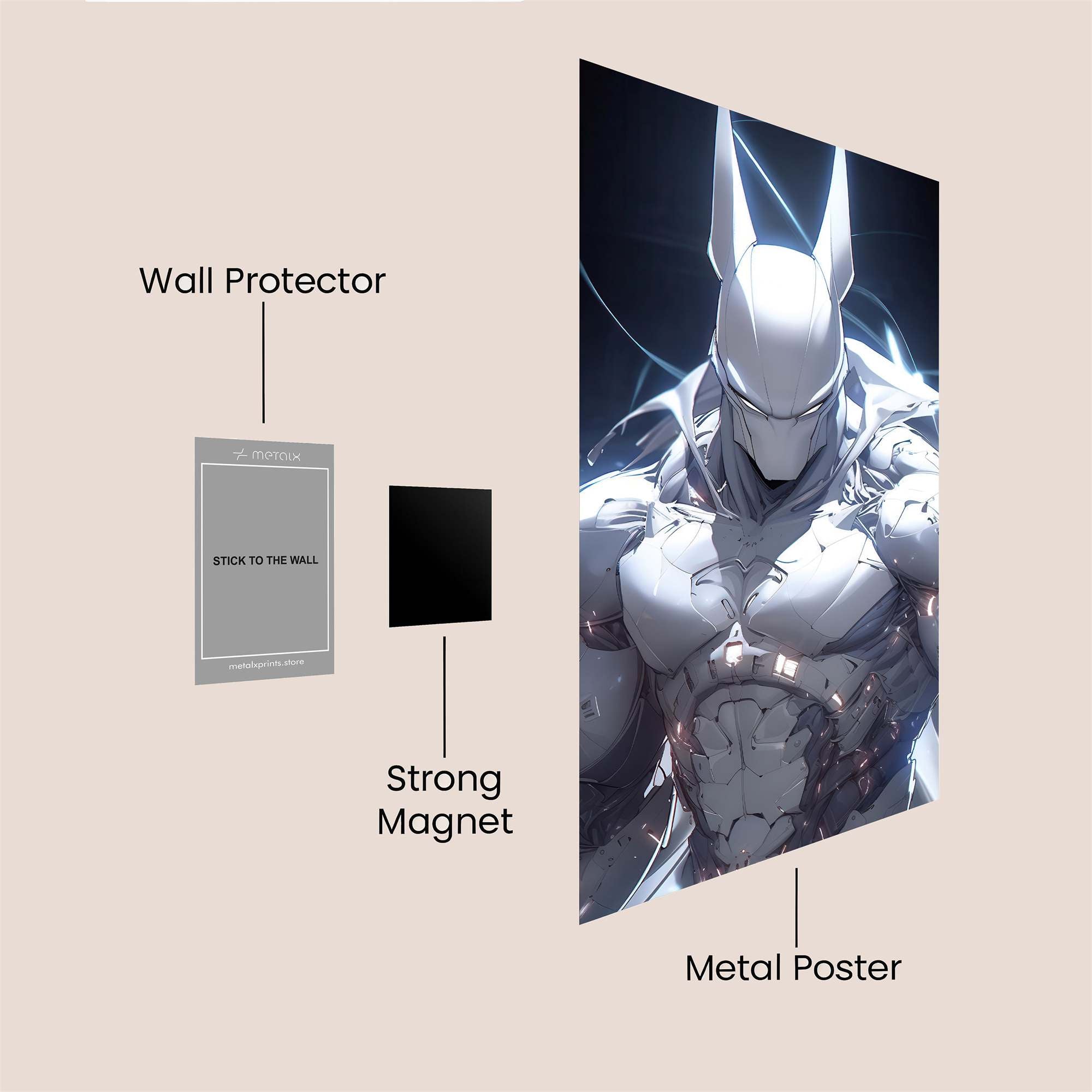 Batman Ethereal Safe Wall Magnetic / M