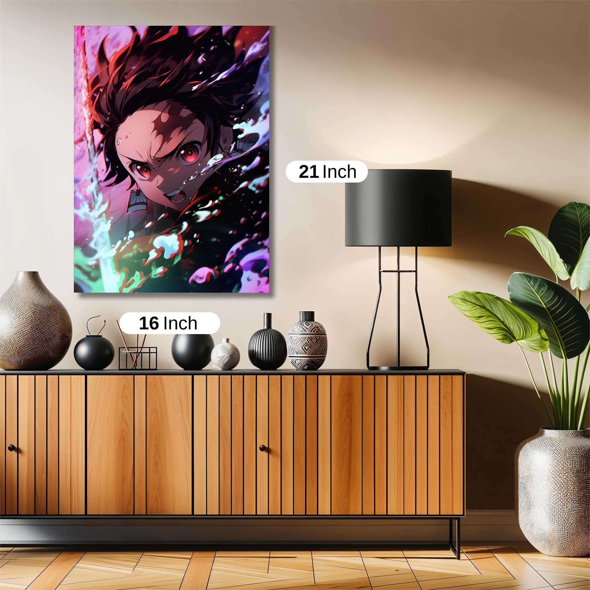 Tanjiro Unleashed Safe Wall Magnetic / M