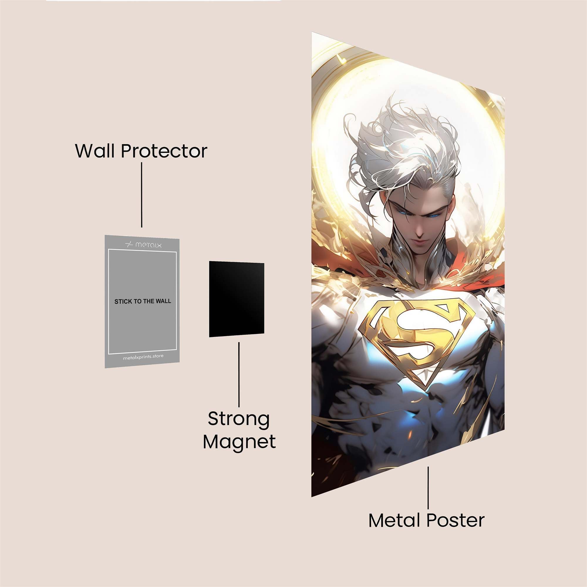 Superman Divine Safe Wall Magnetic / M