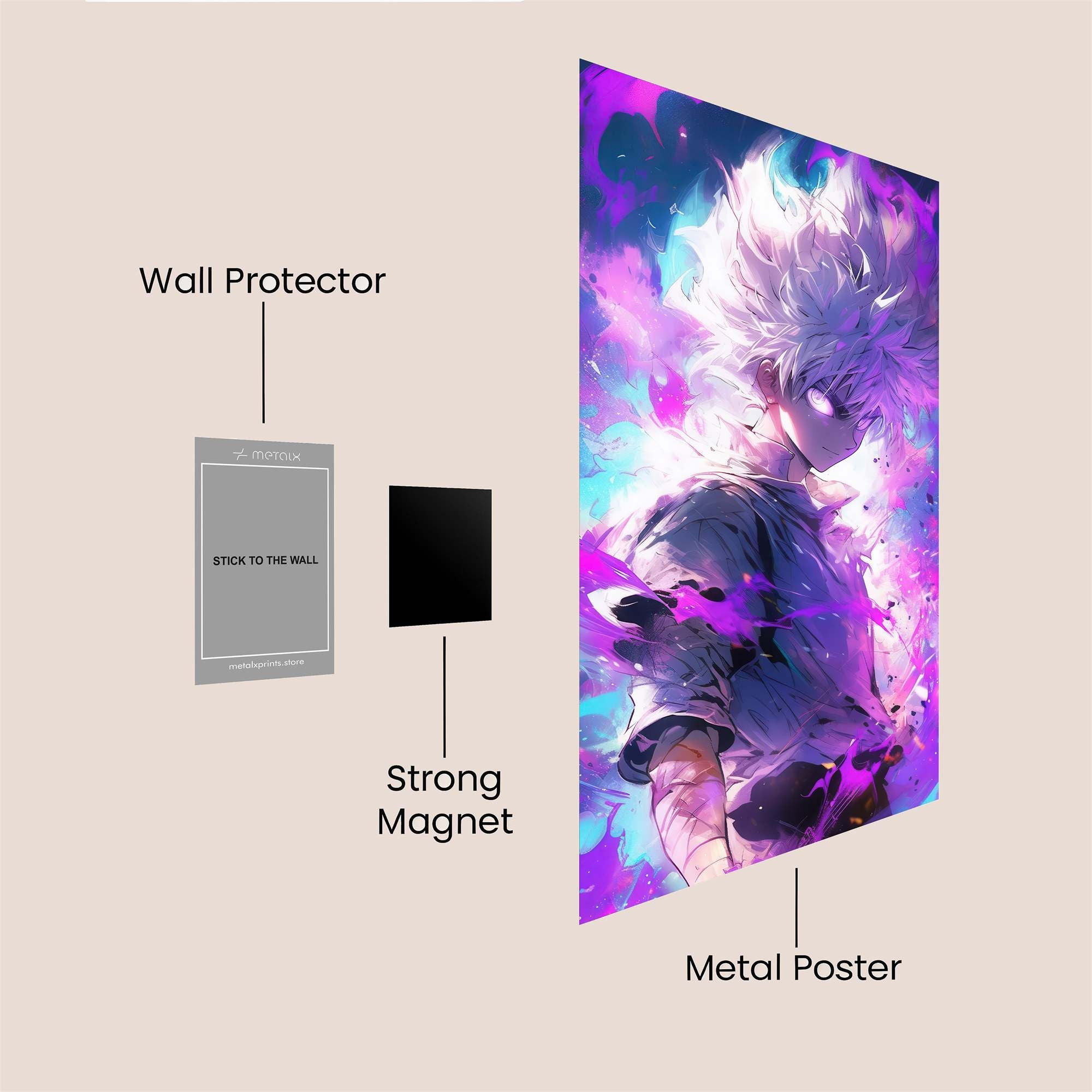 Ginjou Fury Safe Wall Magnetic / M