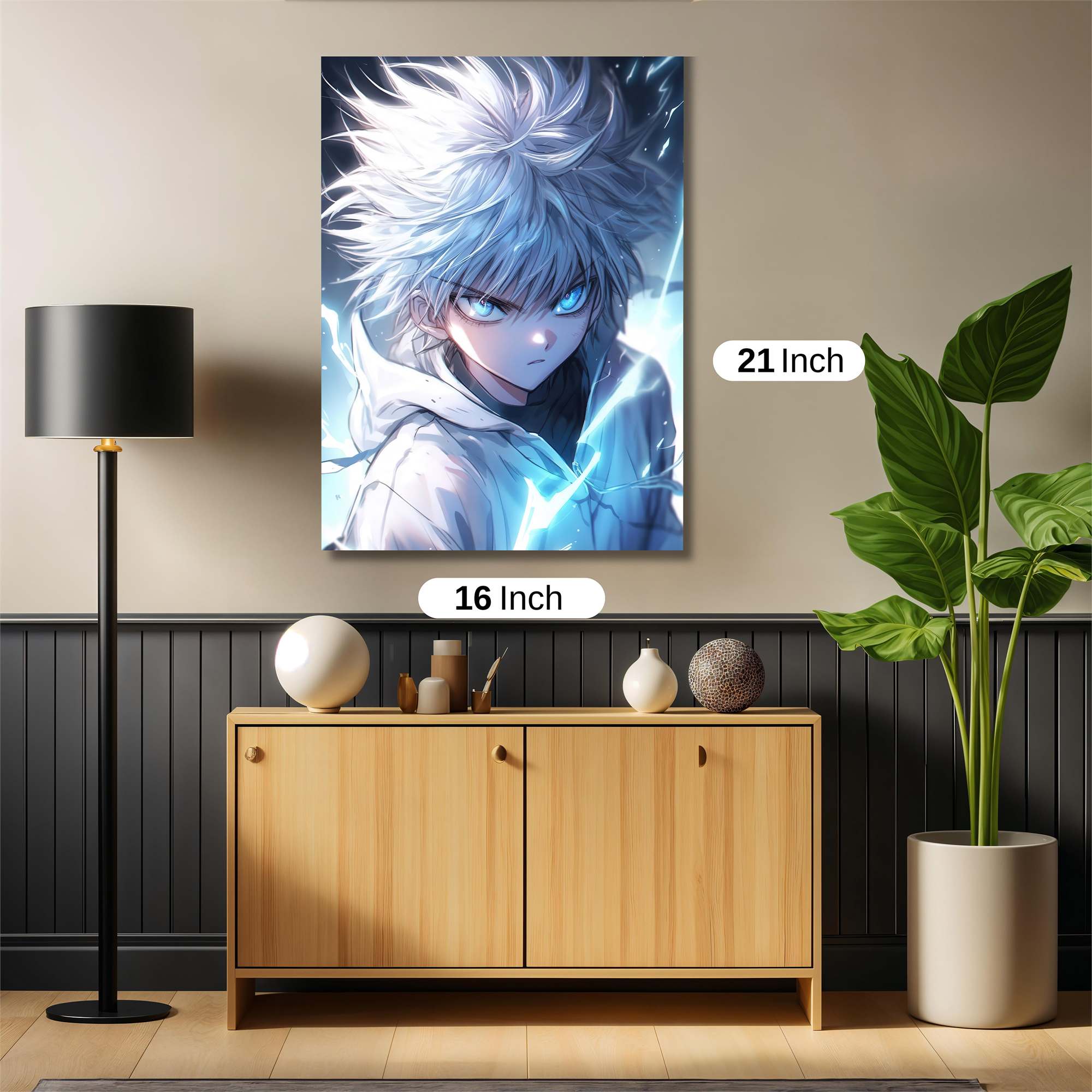 Killua Electrifying Safe Wall Magnetic / M