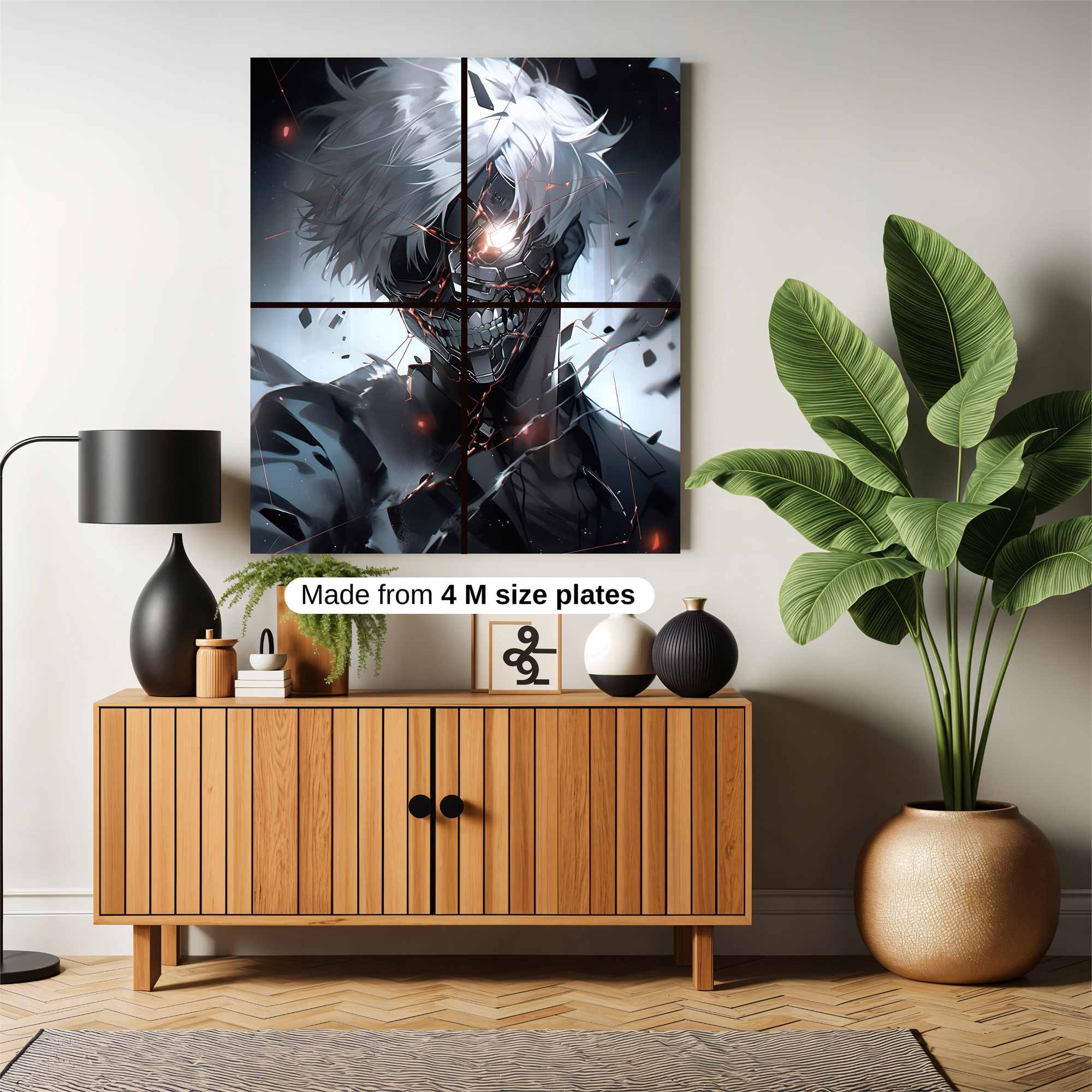 Kaneki Shattered Safe Wall Magnetic / M