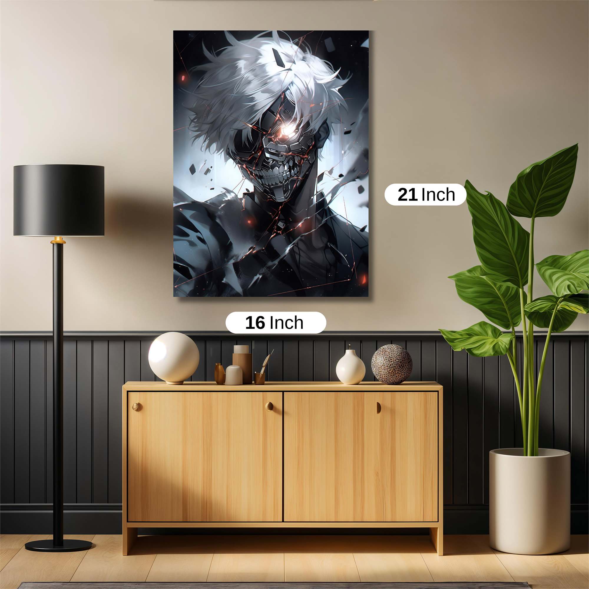 Kaneki Shattered Safe Wall Magnetic / M