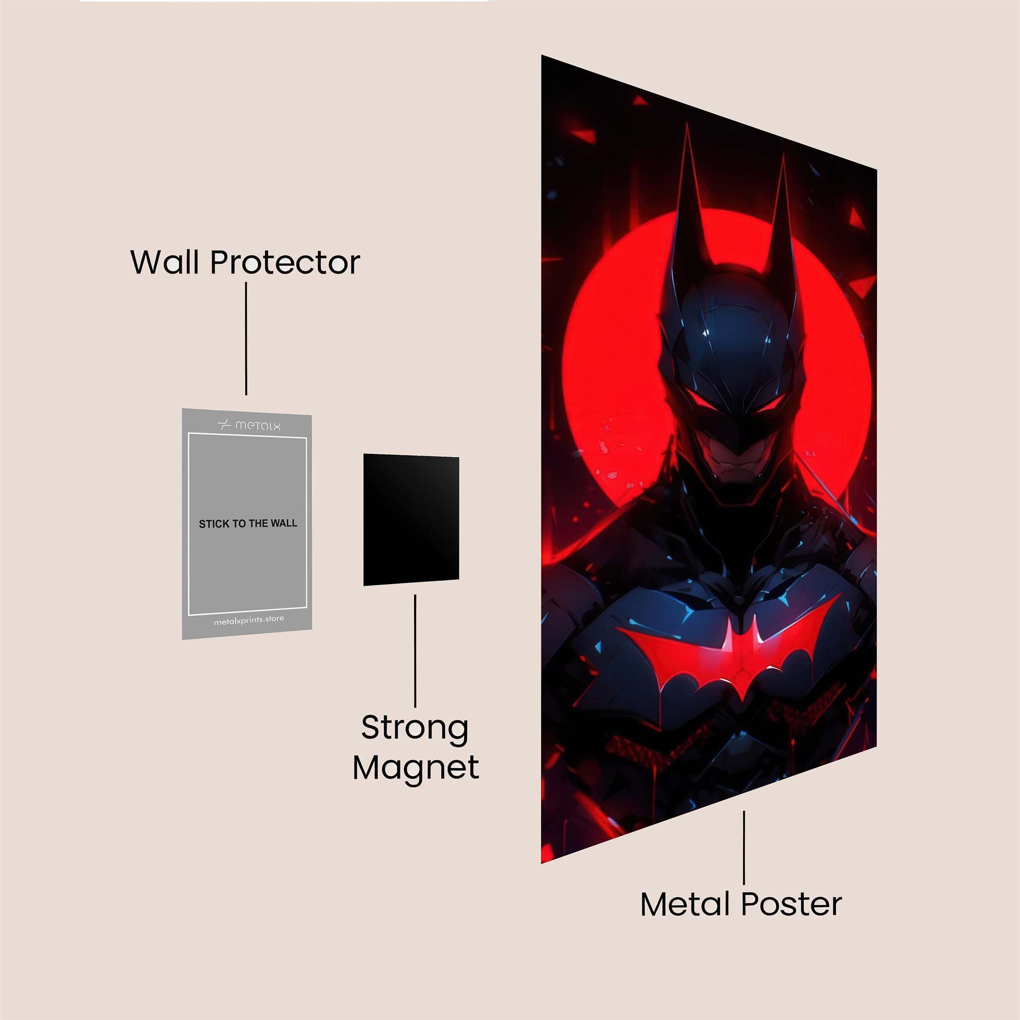 Batman Fierce Safe Wall Magnetic / M