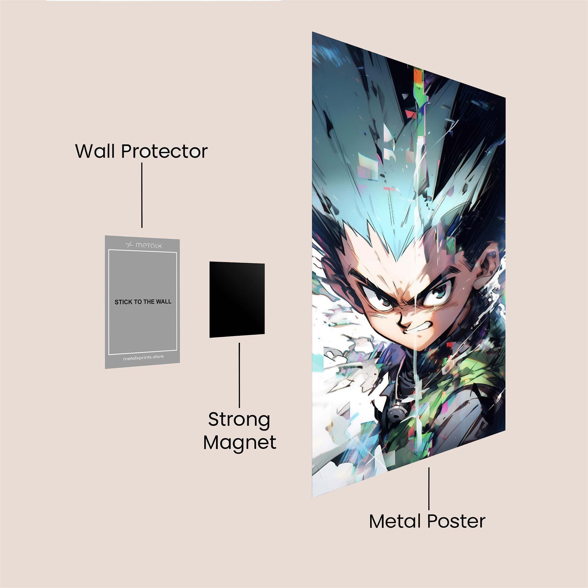 Gon Fierce Safe Wall Magnetic / M