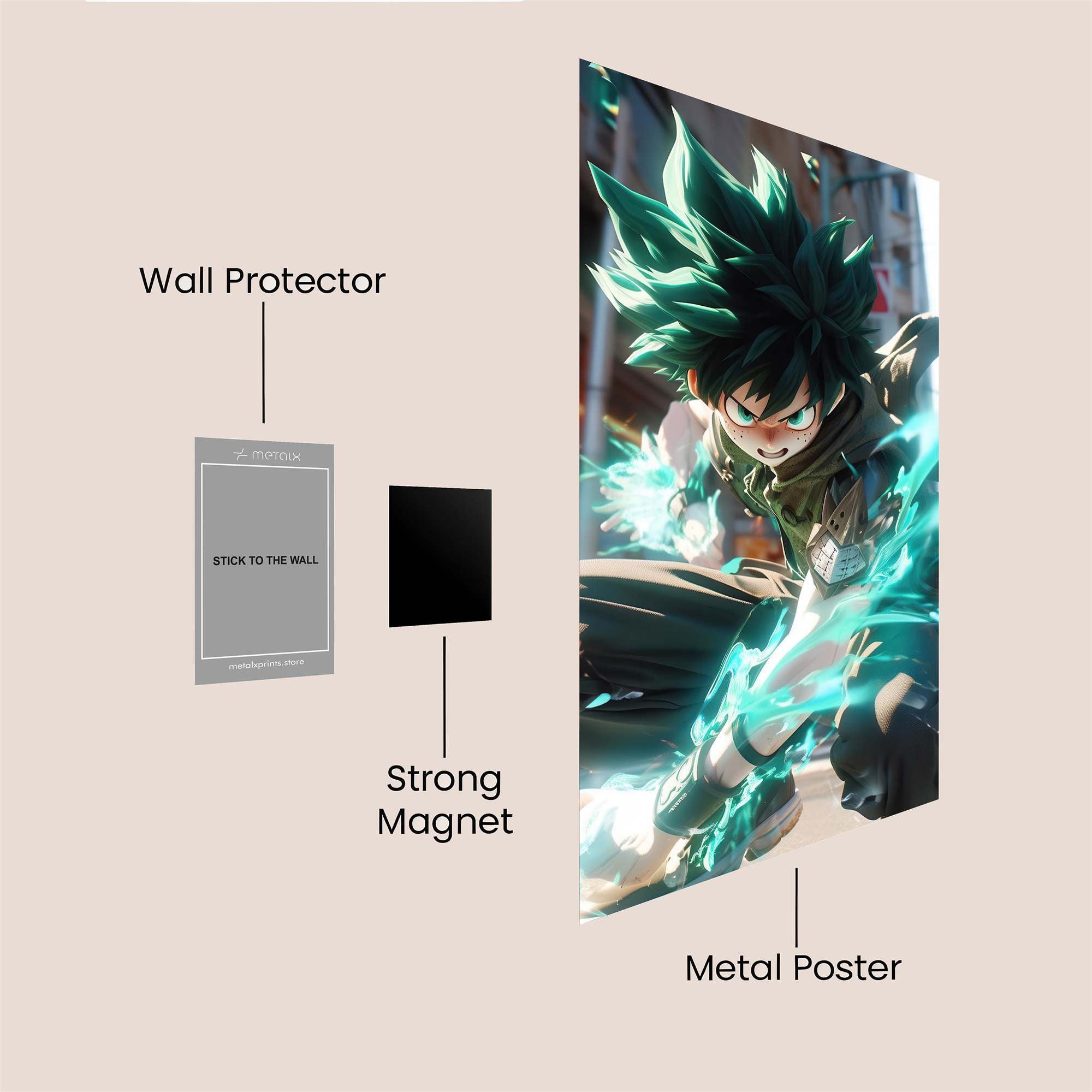 Izuku Ecstatic Safe Wall Magnetic / M