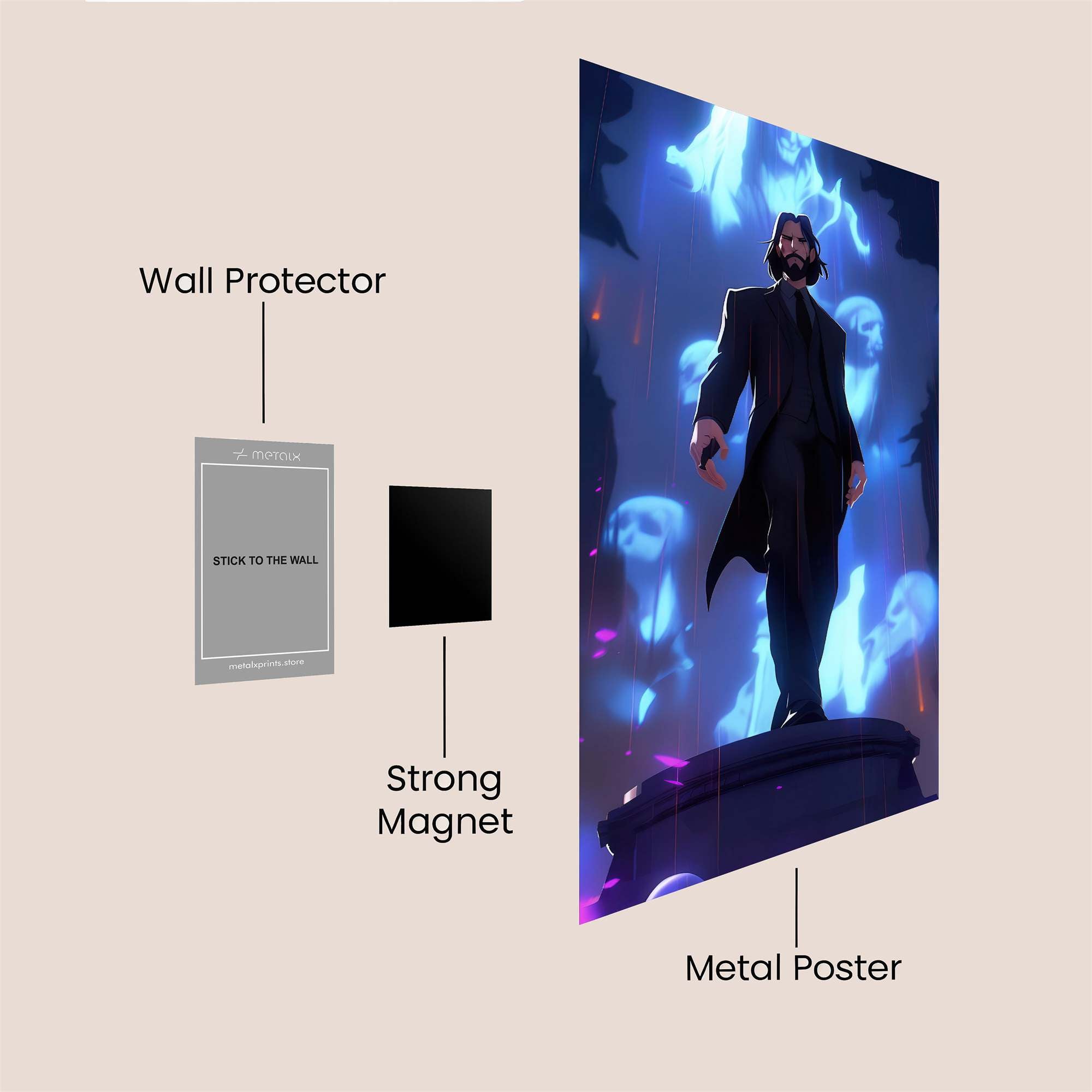 Keanu Ascendant Safe Wall Magnetic / M