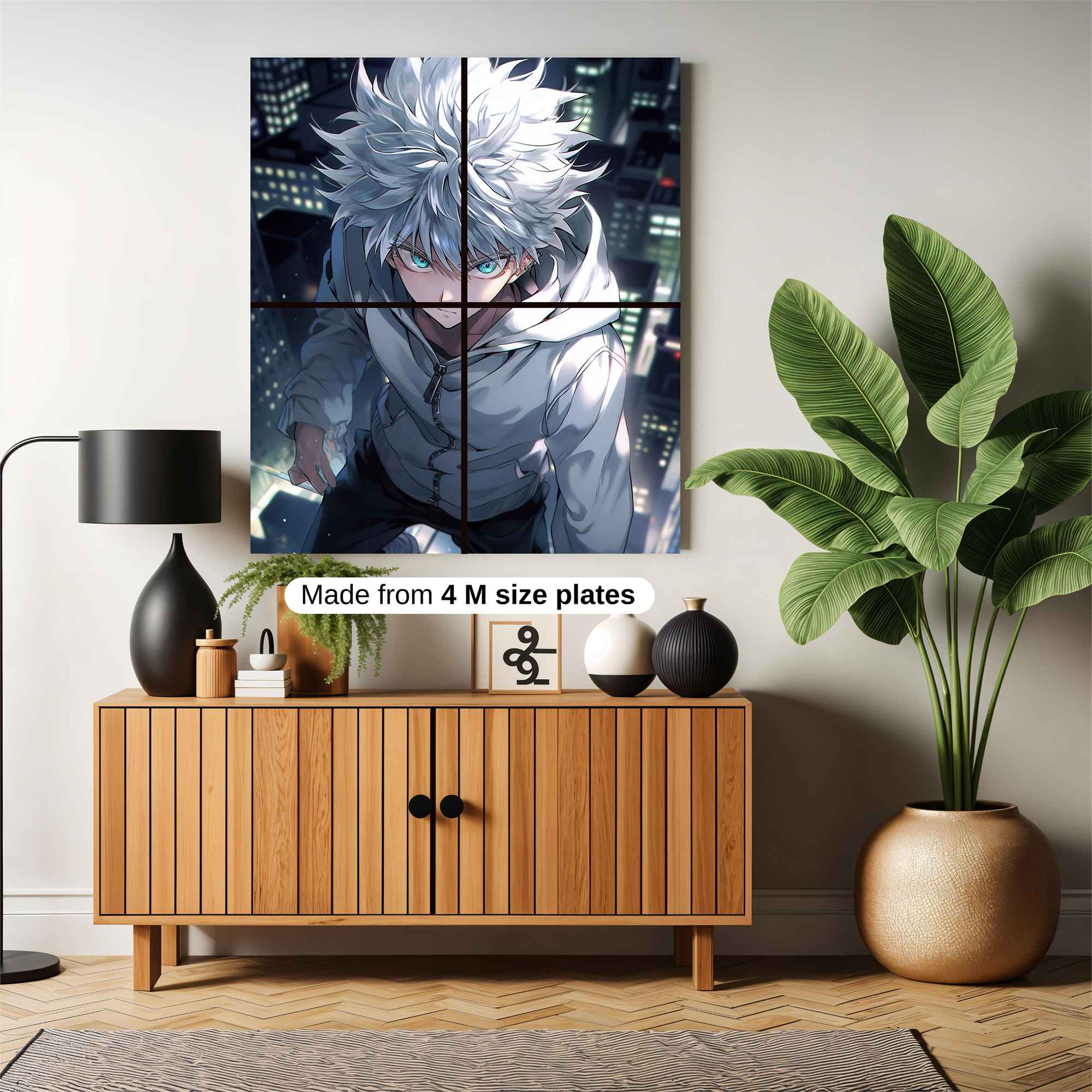 Killua Menacing Safe Wall Magnetic / M
