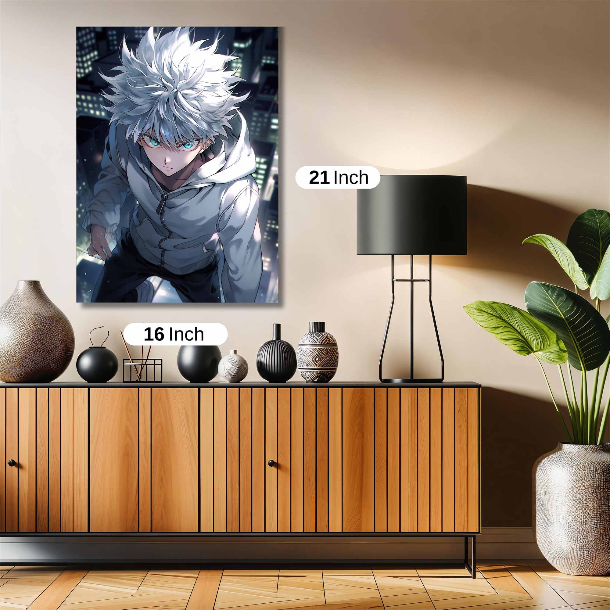 Killua Menacing Safe Wall Magnetic / M