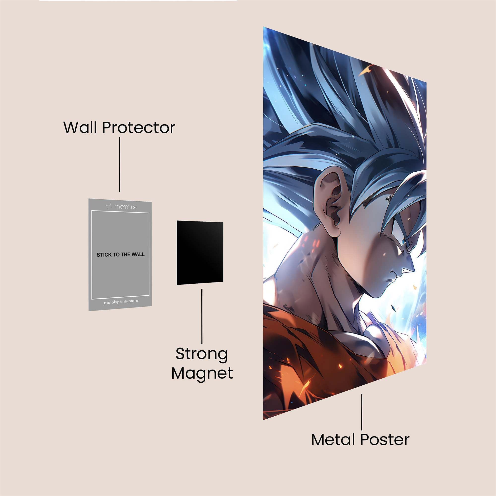 Goku Radiant Safe Wall Magnetic / M