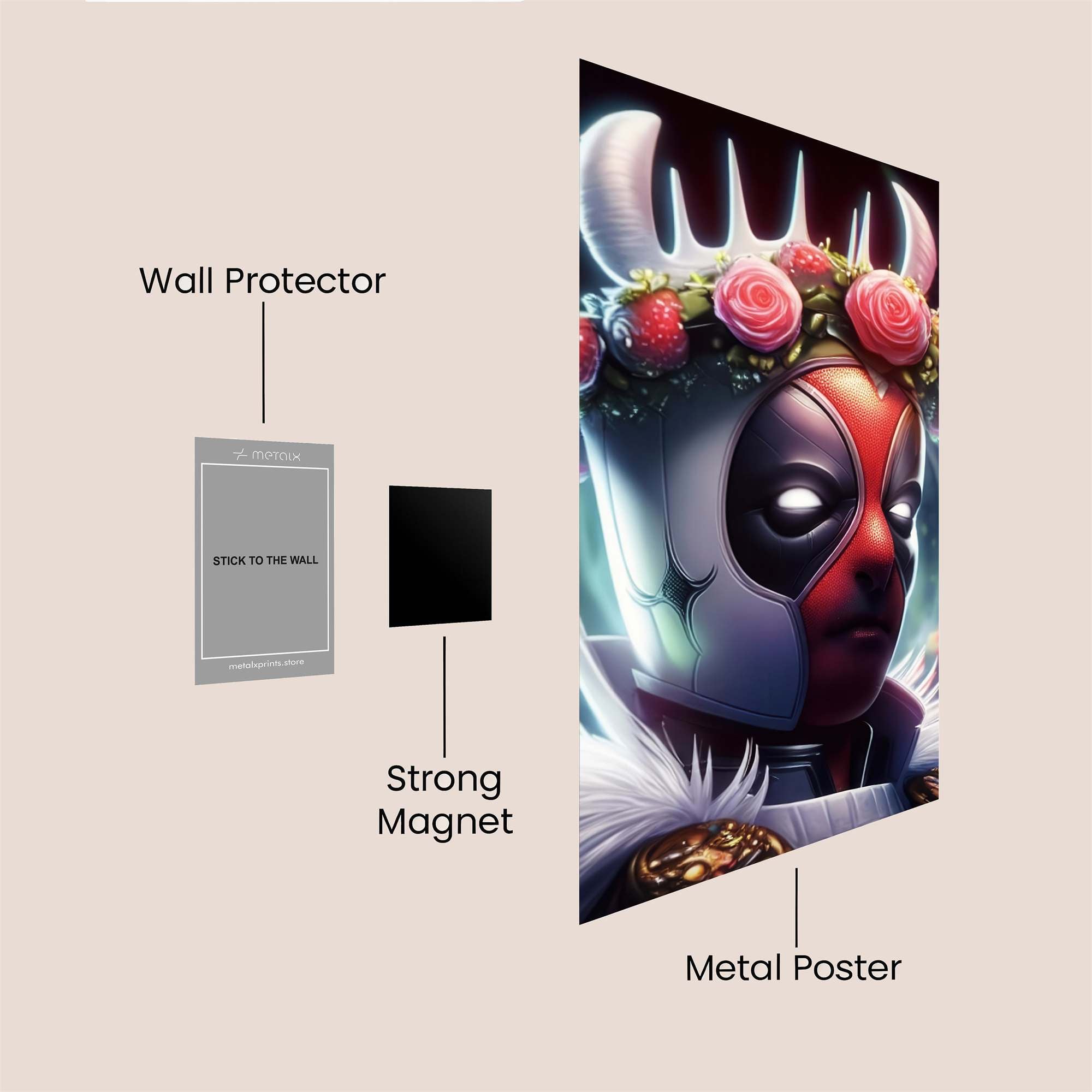 Deadpool Divine Safe Wall Magnetic / M