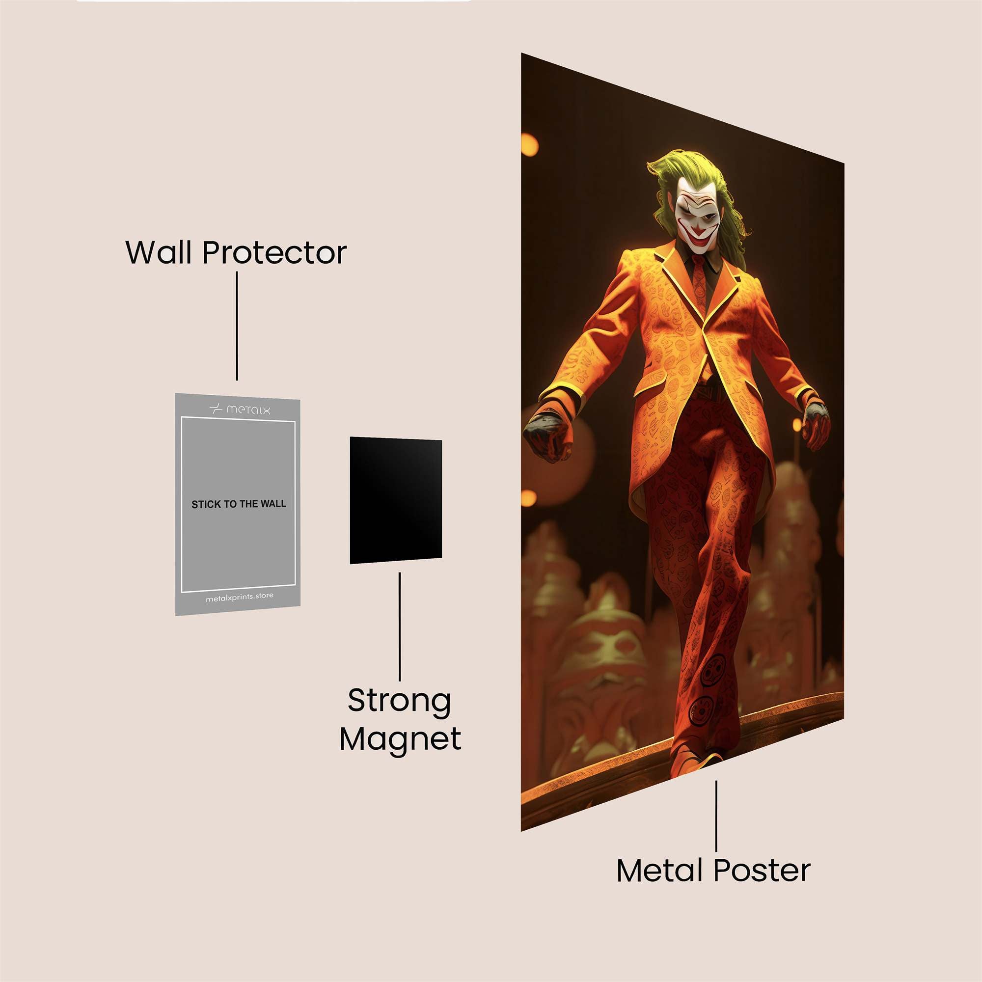 Joker Eccentric Safe Wall Magnetic / M