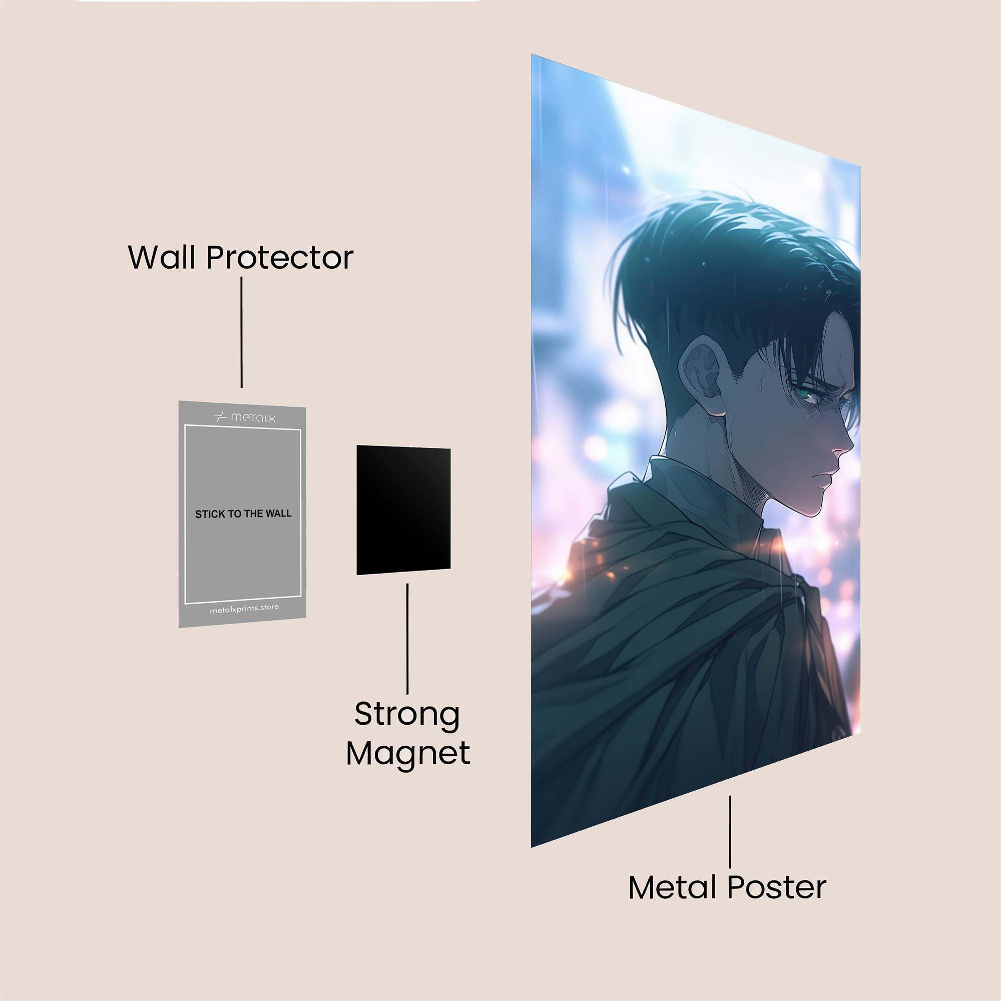 Levi Resolute Safe Wall Magnetic / M