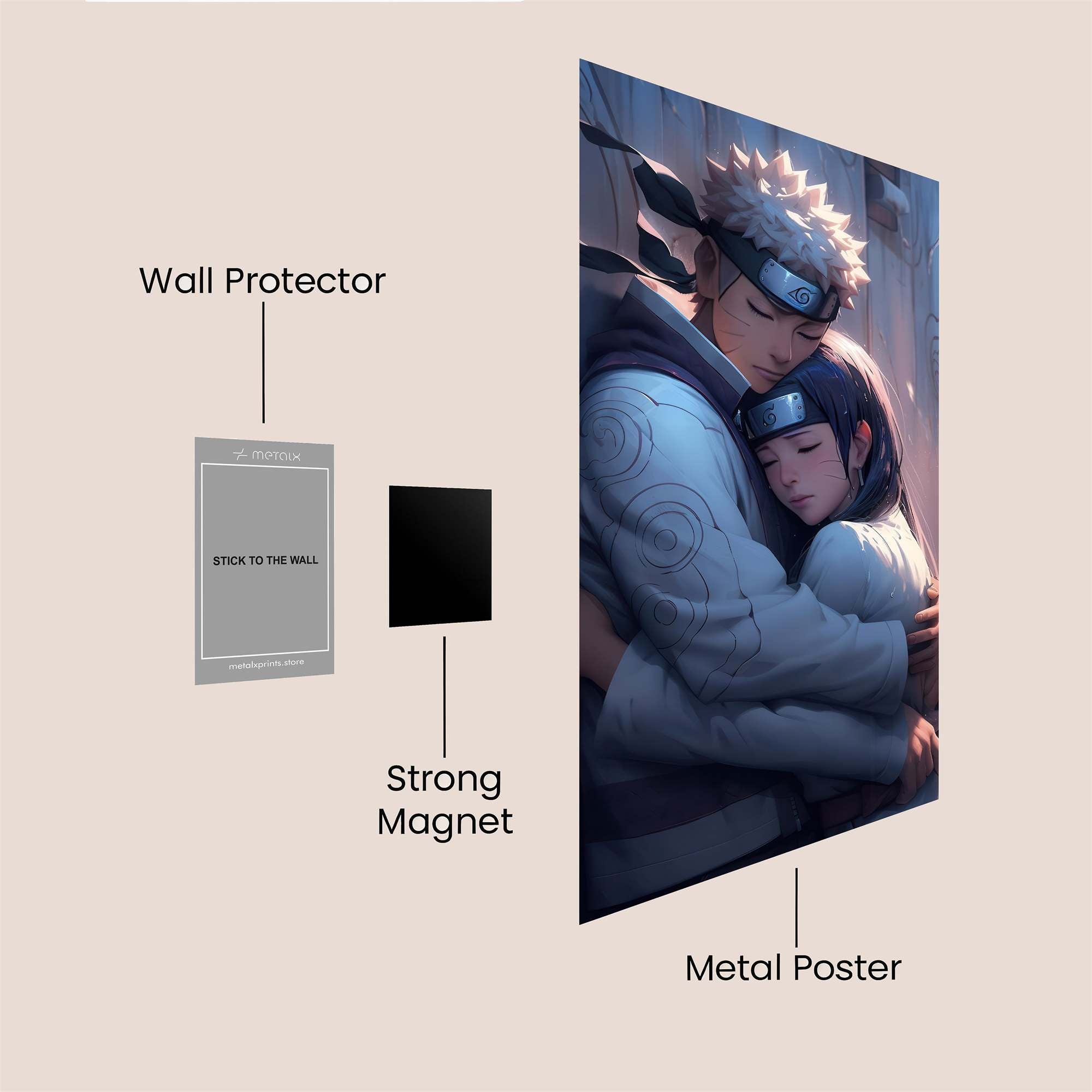 Naruto Tender Safe Wall Magnetic / M