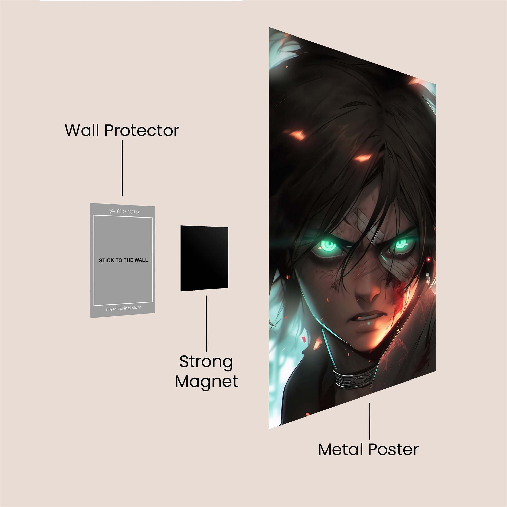 Mikasa Fierce Safe Wall Magnetic / M