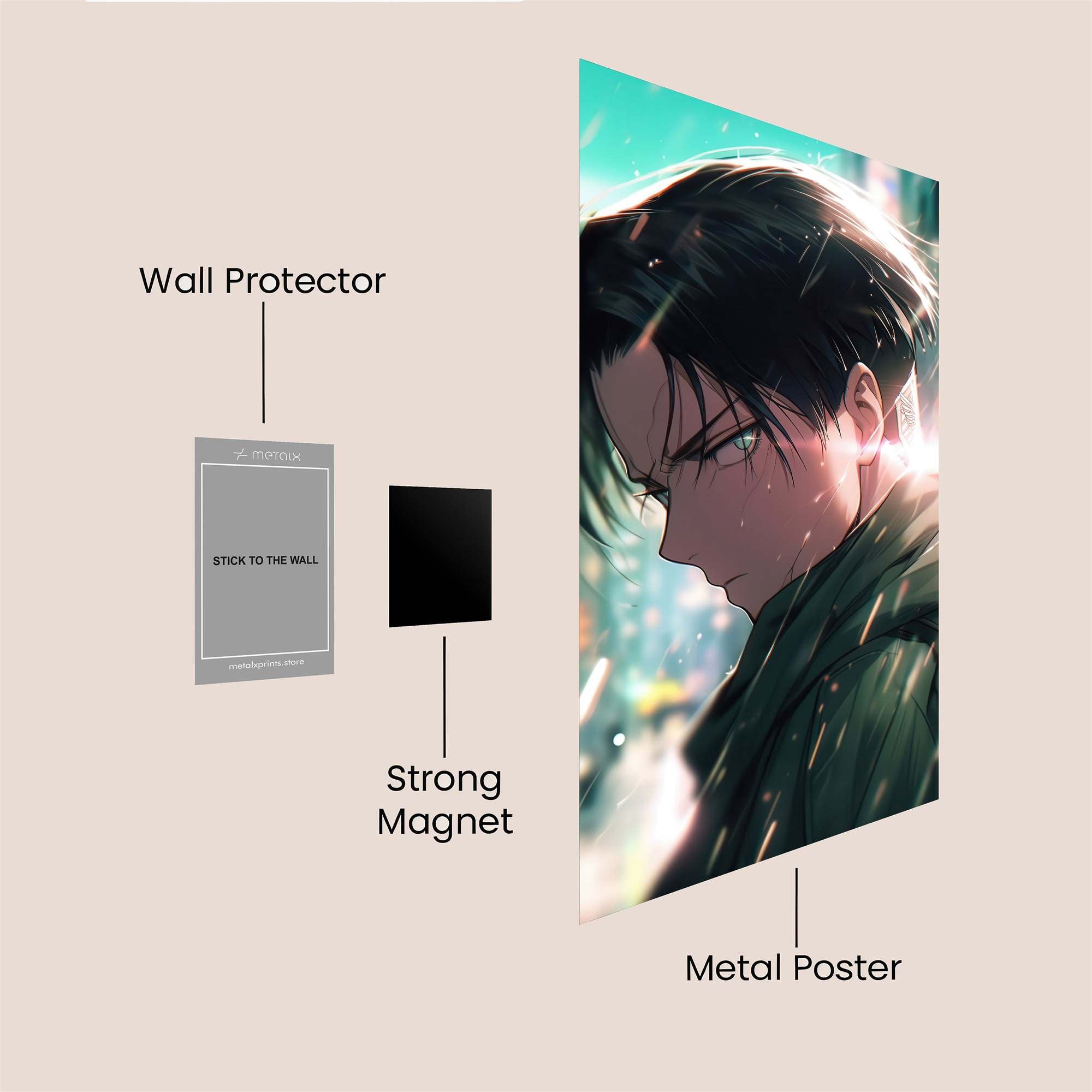 Levi Resolute Safe Wall Magnetic / M