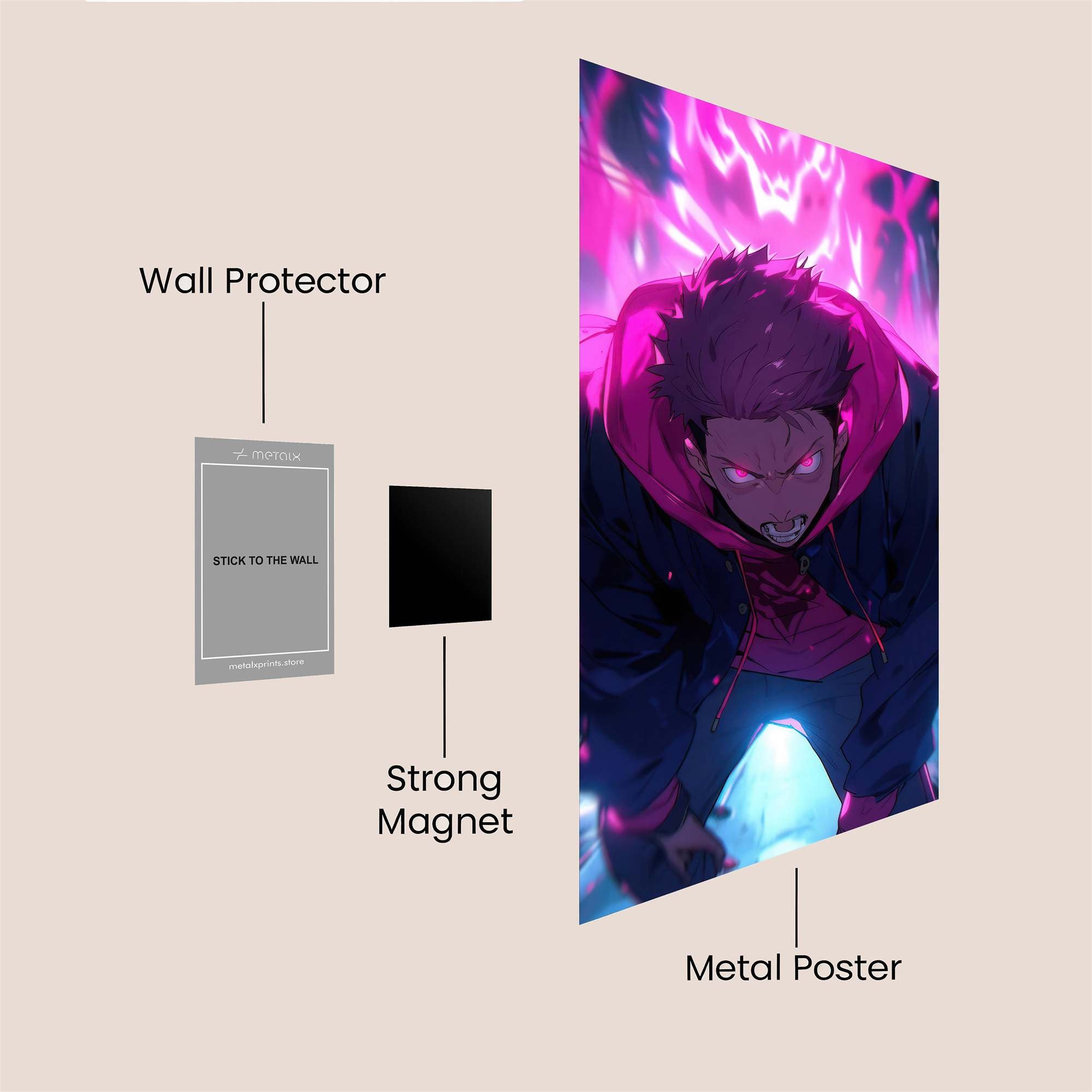 Denji Fierce Safe Wall Magnetic / M