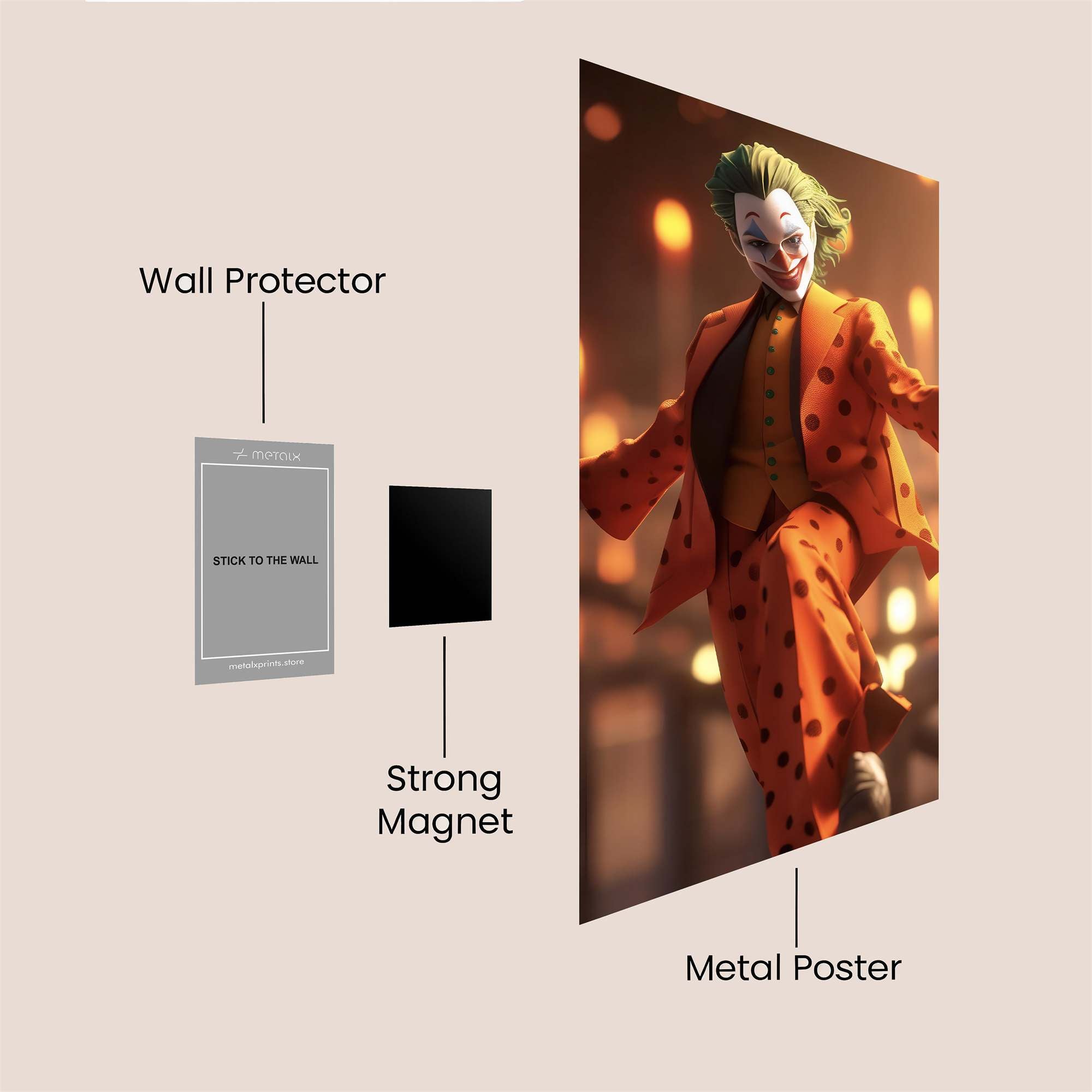 Joker Jubilant Safe Wall Magnetic / M