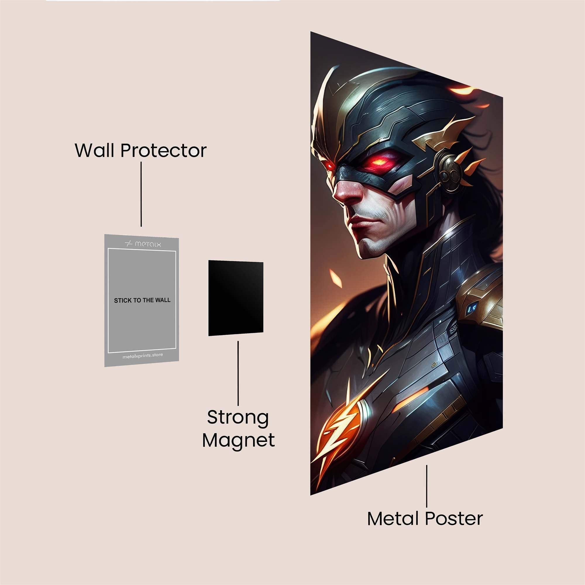 Flash Fury Safe Wall Magnetic / M