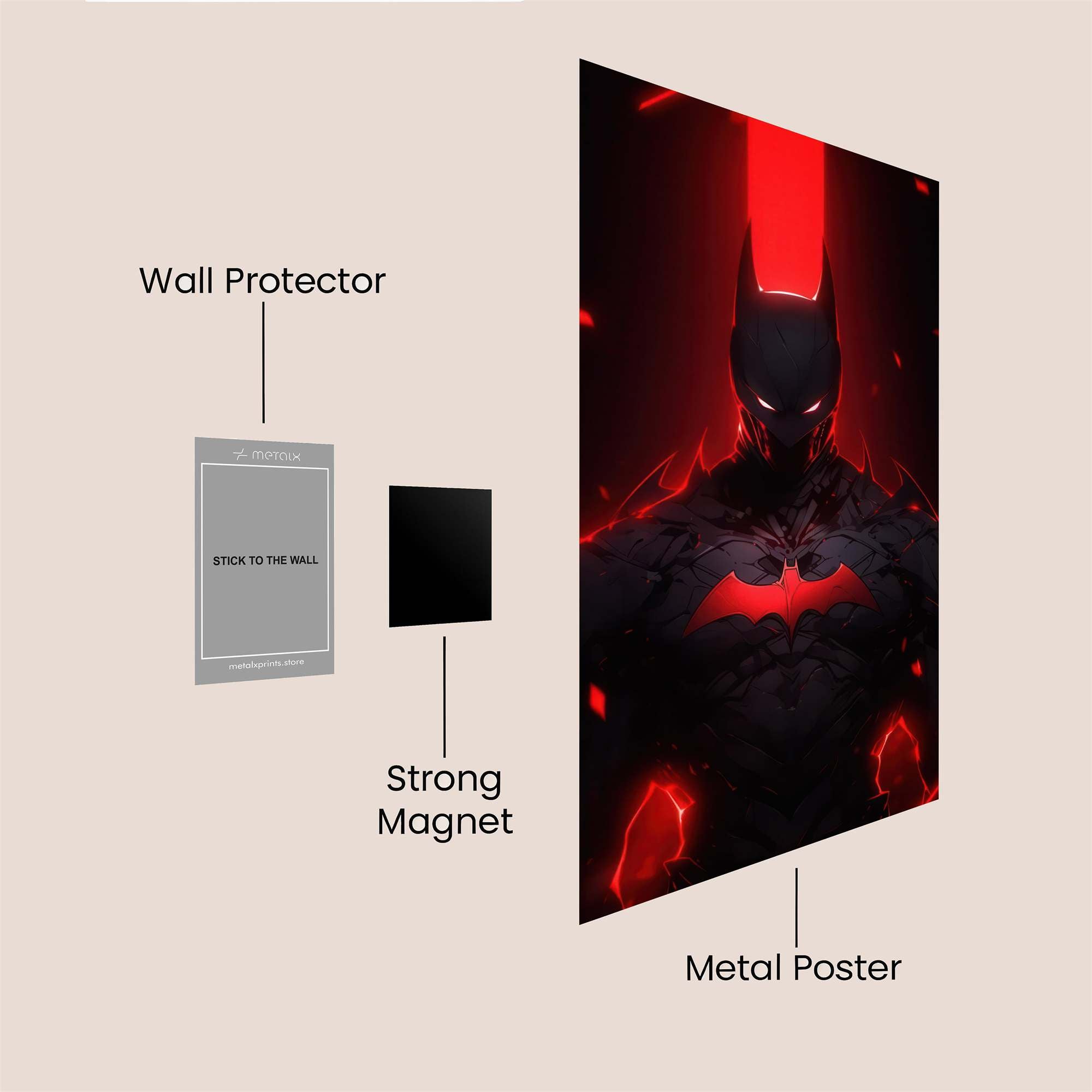 Batman Infernal Safe Wall Magnetic / M